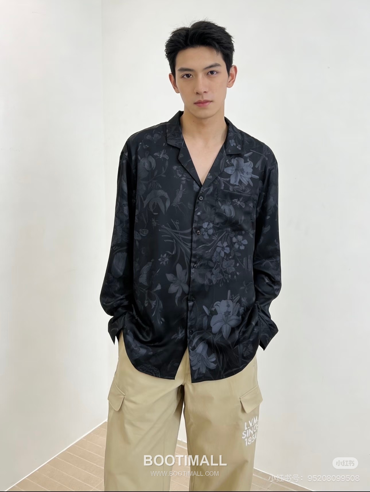 Gucci SS26 Butterfly Floral Print Poplin Long Sleeve Shirt 구찌 SS26 버터플라이 플로럴 프린트 포플린 롱슬리브 셔츠 1