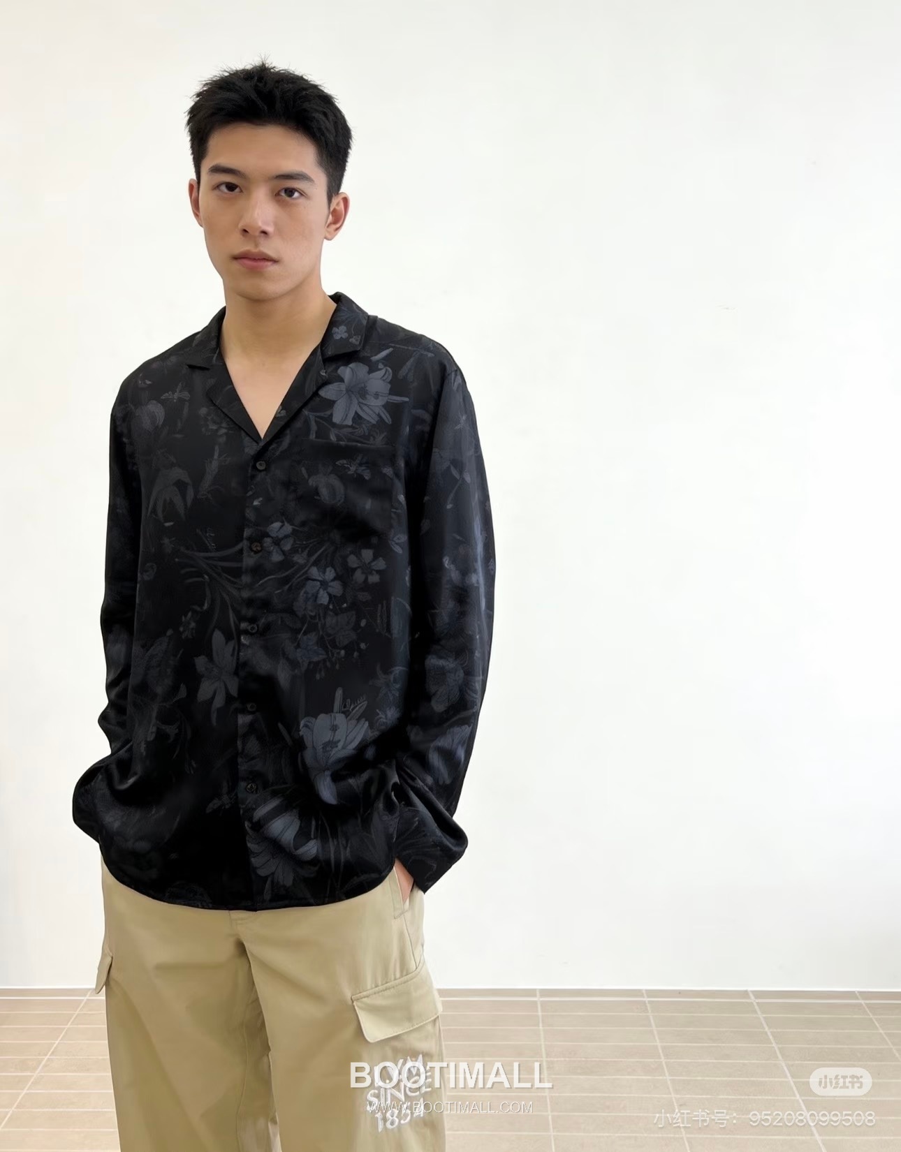 Gucci SS26 Butterfly Floral Print Poplin Long Sleeve Shirt 구찌 SS26 버터플라이 플로럴 프린트 포플린 롱슬리브 셔츠 3