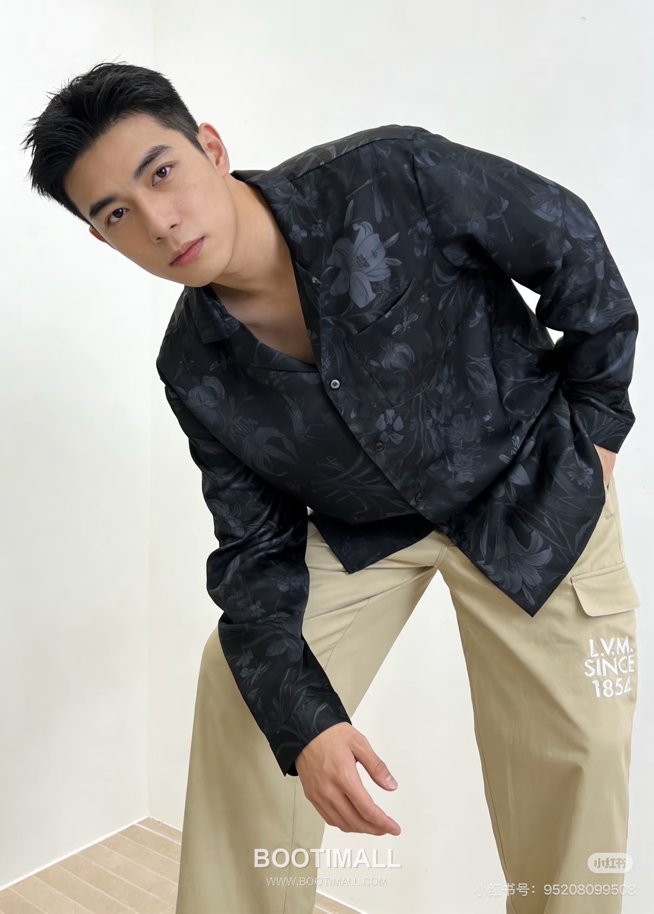 Gucci SS26 Butterfly Floral Print Poplin Long Sleeve Shirt 구찌 SS26 버터플라이 플로럴 프린트 포플린 롱슬리브 셔츠 4