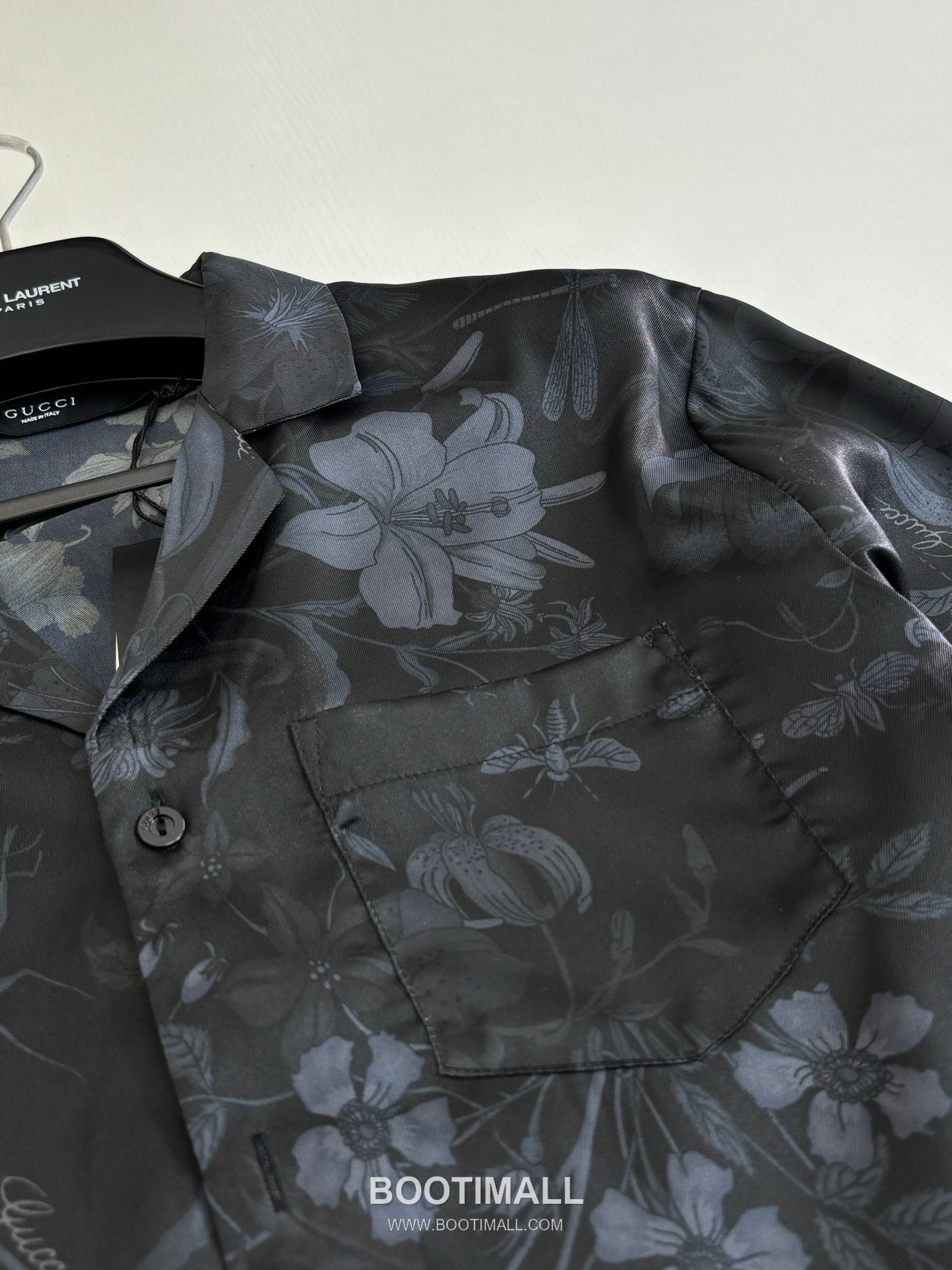 Gucci SS26 Butterfly Floral Print Poplin Long Sleeve Shirt 구찌 SS26 버터플라이 플로럴 프린트 포플린 롱슬리브 셔츠 9