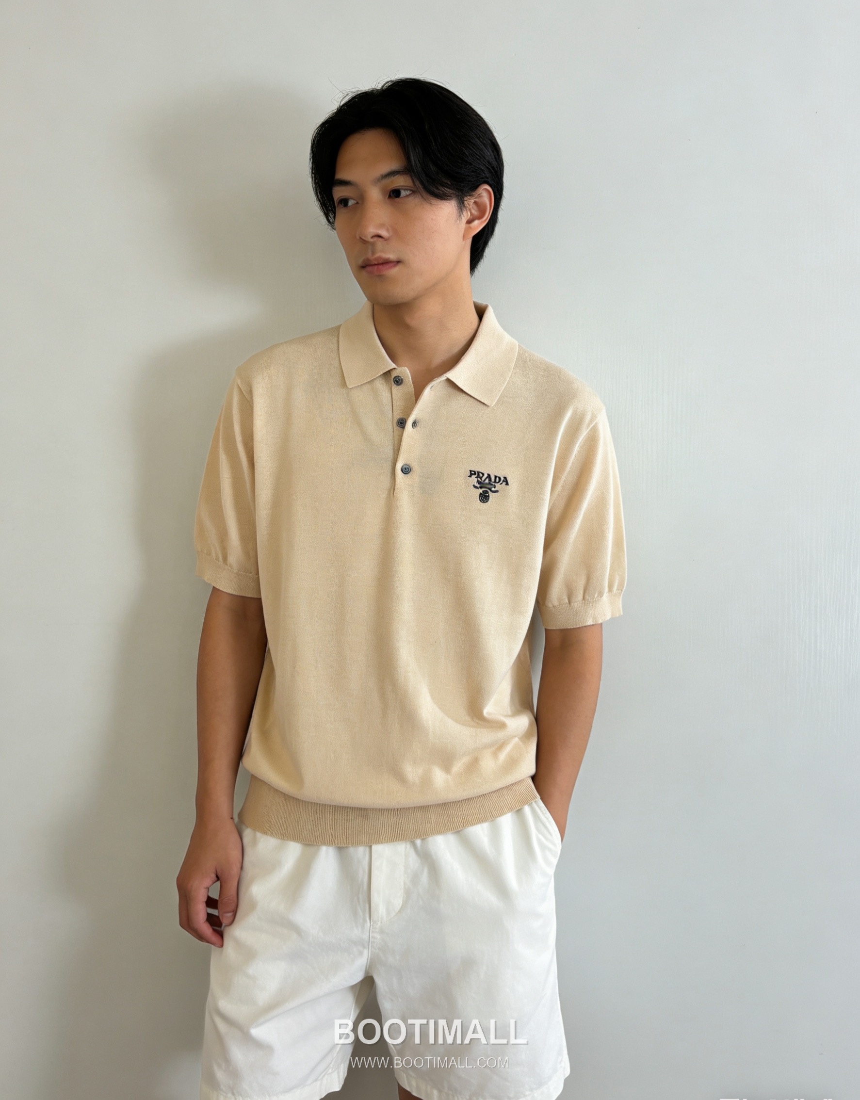 Prada Embroidered Logo Knit Polo Shirt 프라다 자수 로고 니트 폴로 셔츠 6