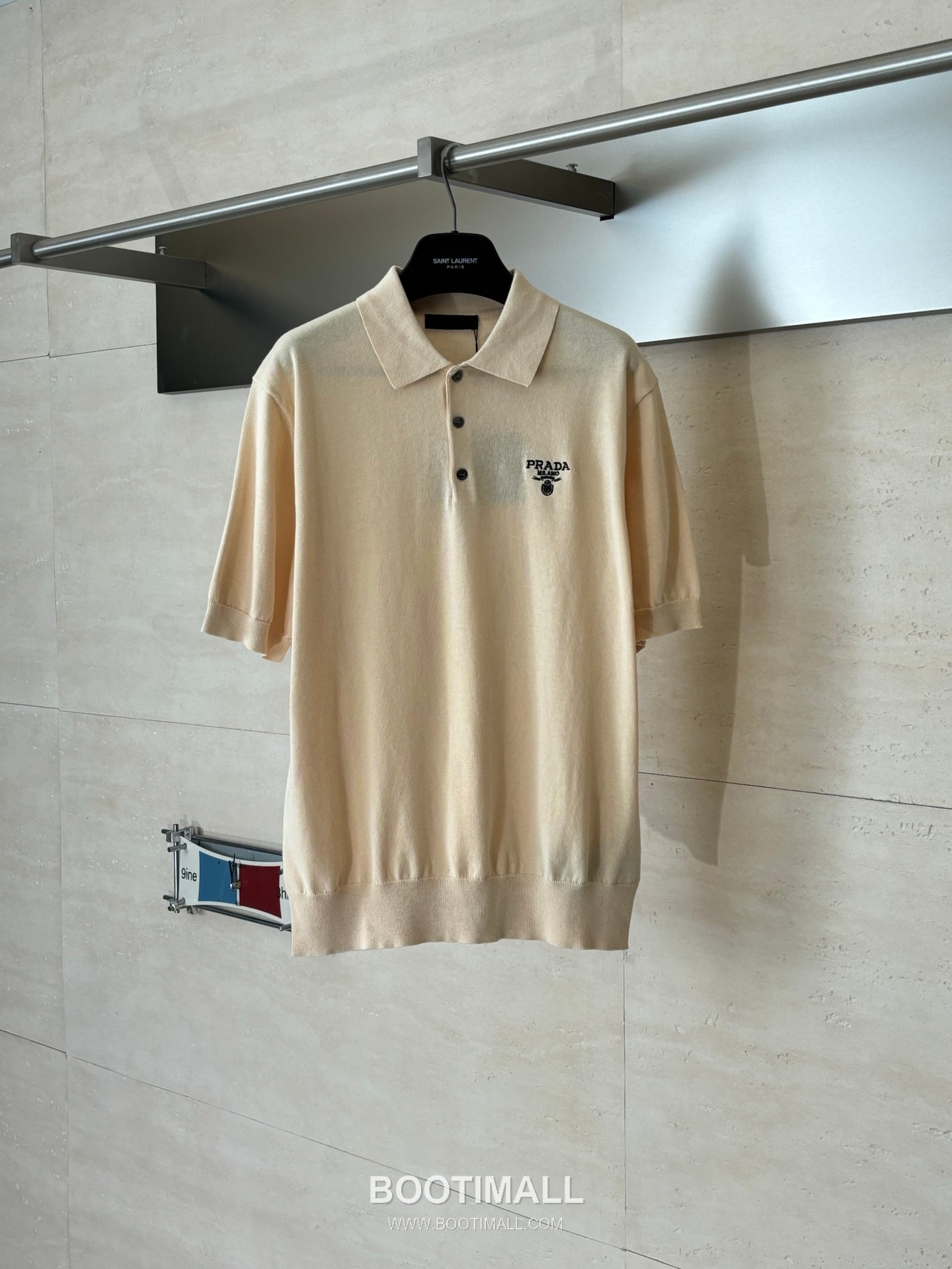 Prada Embroidered Logo Knit Polo Shirt 프라다 자수 로고 니트 폴로 셔츠 7