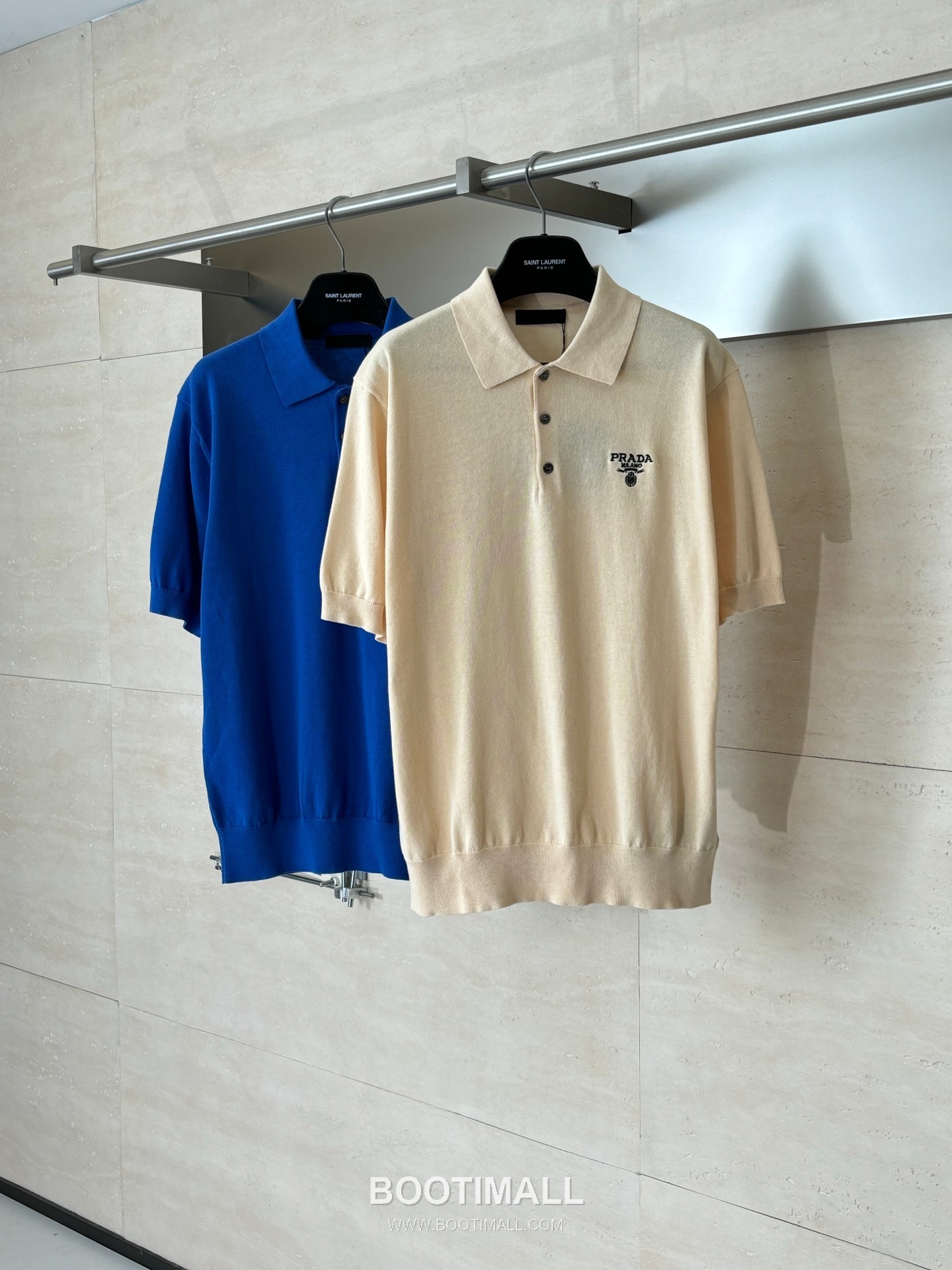 Prada Embroidered Logo Knit Polo Shirt 프라다 자수 로고 니트 폴로 셔츠 10