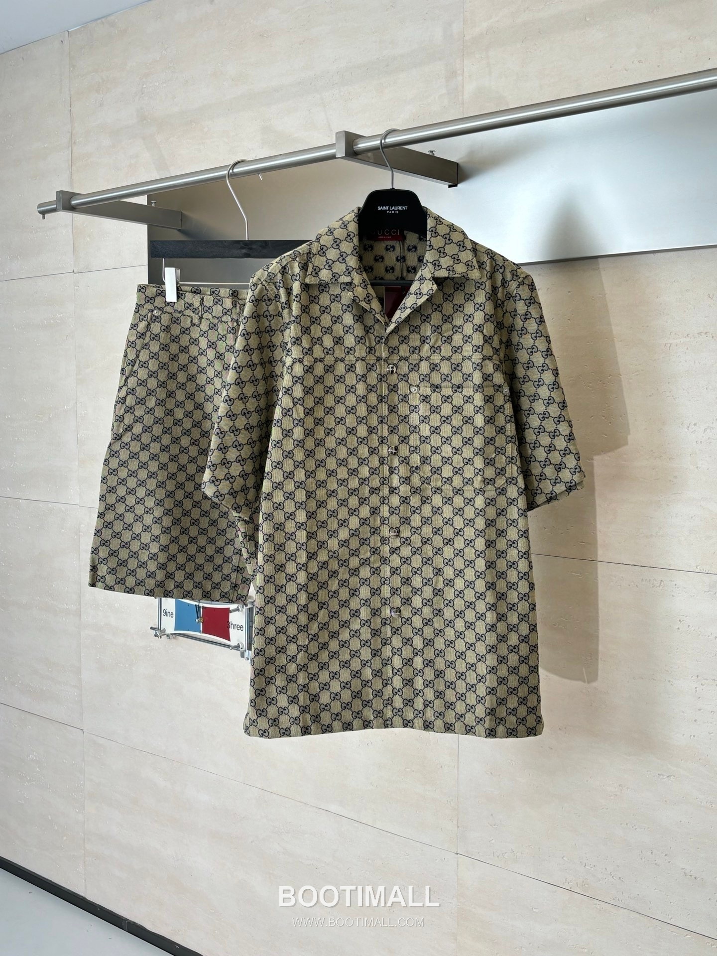 Gucci GG Monogram Jacquard Short Sleeve Shirt 구찌 더블 G 모노그램 자카드 반팔 셔츠 7