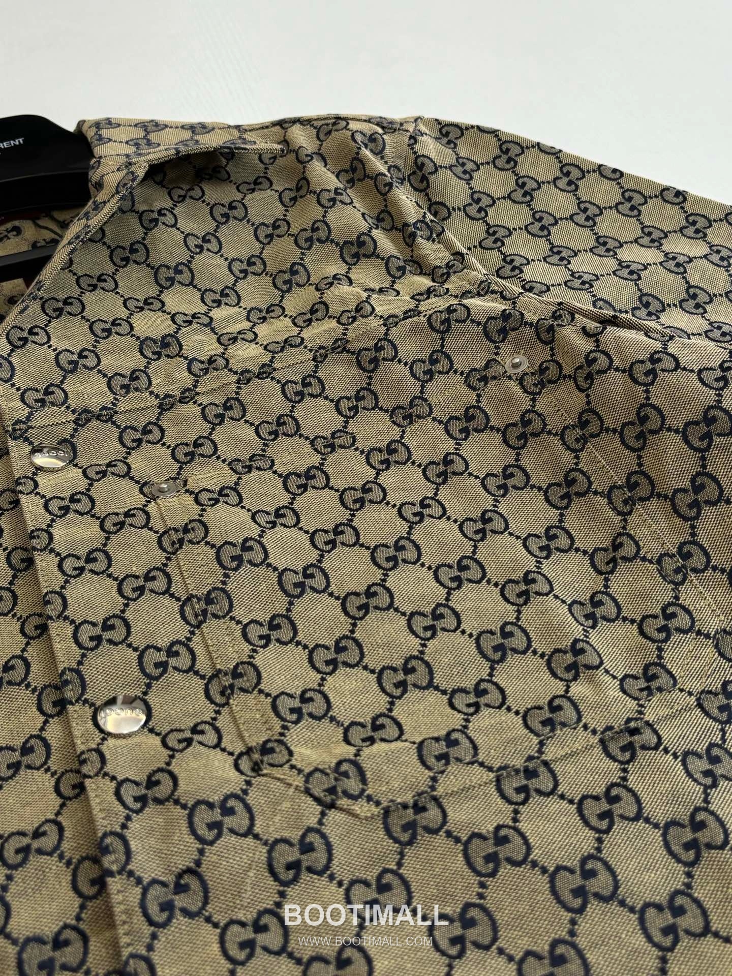 Gucci GG Monogram Jacquard Short Sleeve Shirt 구찌 더블 G 모노그램 자카드 반팔 셔츠 8