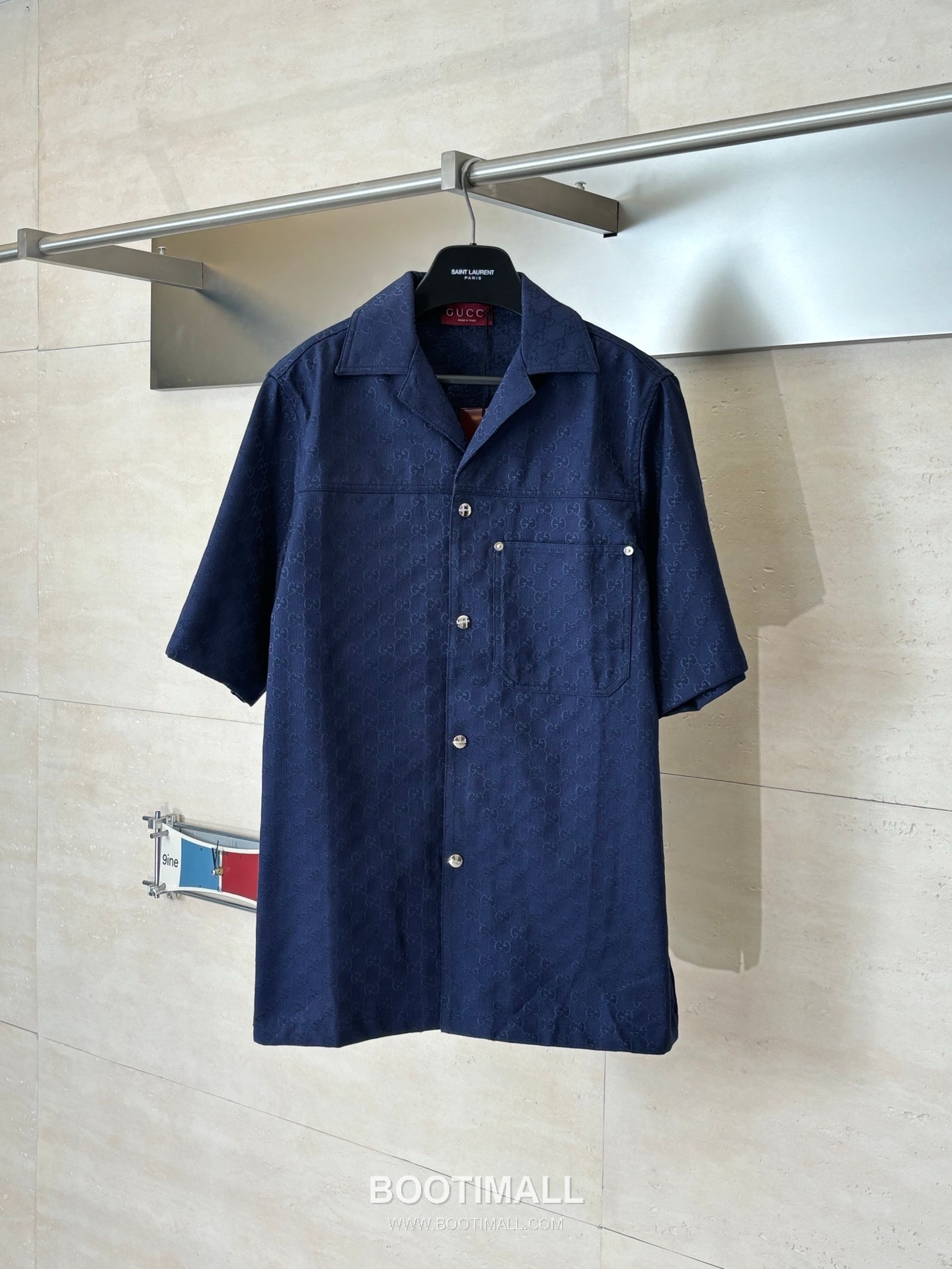 Gucci GG Monogram Jacquard Short Sleeve Shirt 구찌 더블 G 모노그램 자카드 반팔 셔츠 4