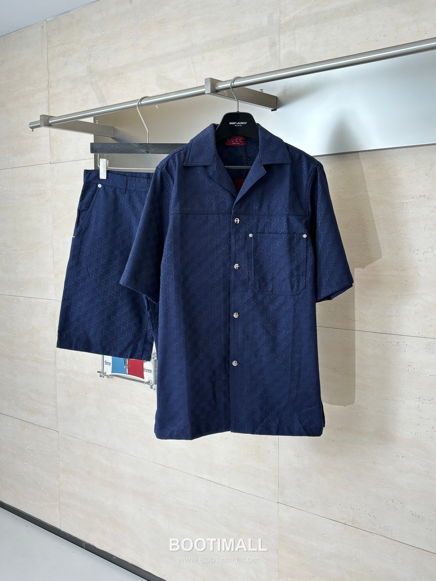 Gucci GG Monogram Jacquard Short Sleeve Shirt 구찌 더블 G 모노그램 자카드 반팔 셔츠 7