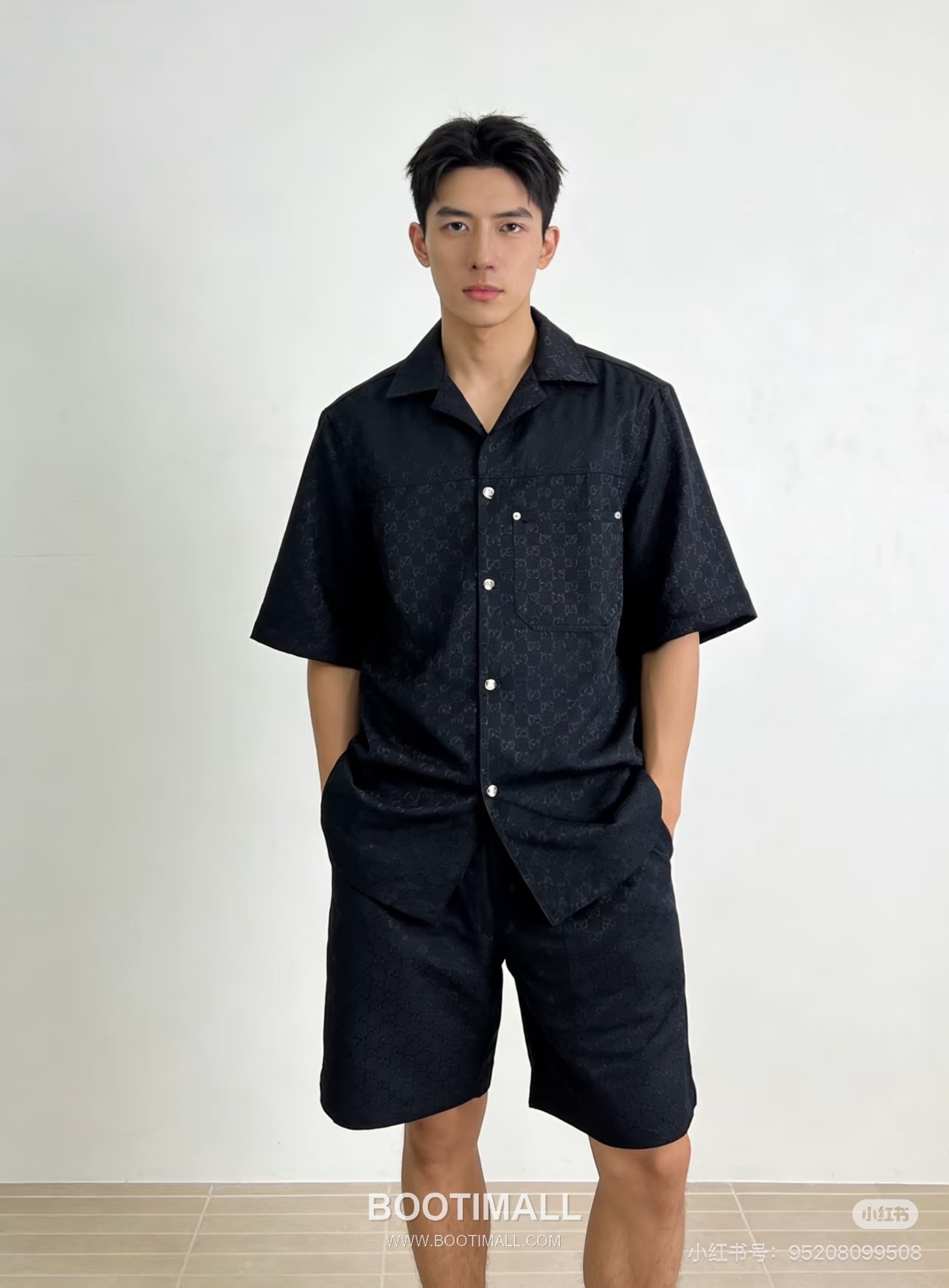 Gucci Double G Jacquard Set Short-Sleeve Shirt 구찌 더블 G 자카드 세트 반팔 셔츠 1