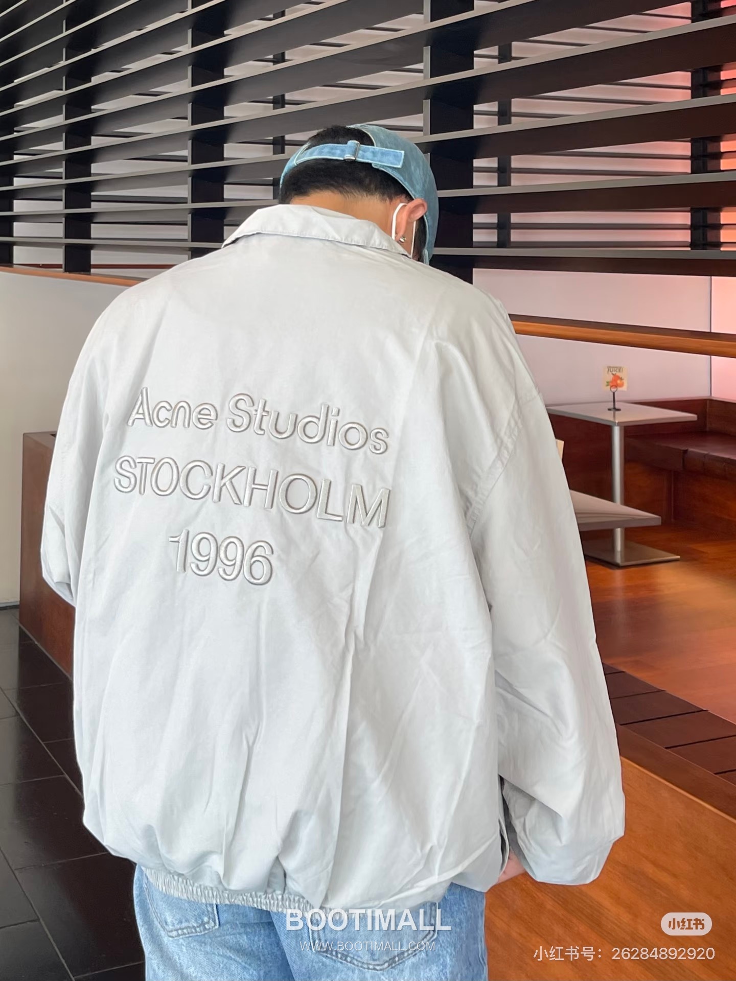 Acne Studios 1996 Embroidered Trench Polyester Windbreaker 아크네스튜디오 1996 자수 트렌치 폴리에스터 바람막이 4