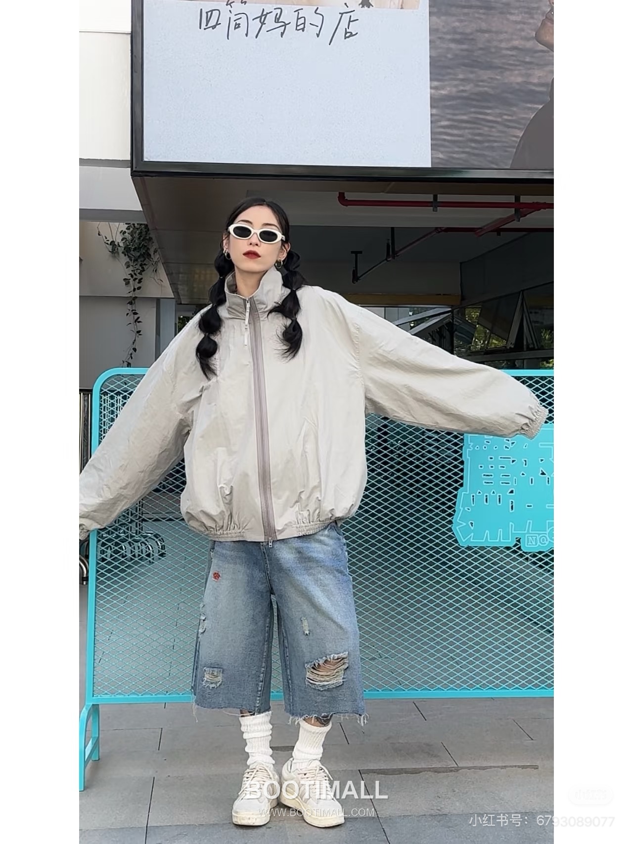 Acne Studios 1996 Embroidered Trench Polyester Windbreaker 아크네스튜디오 1996 자수 트렌치 폴리에스터 바람막이 6