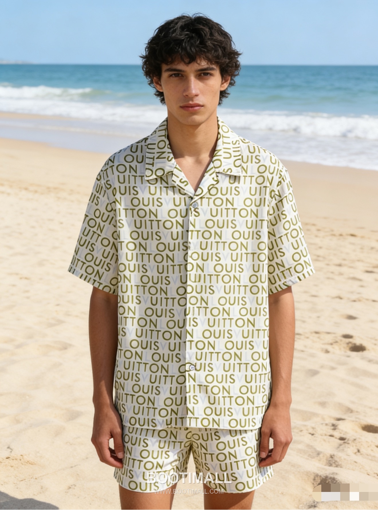 Louis Vuitton Monogram Poplin Short Sleeve Shirt 루이비통 모노그램 포플린 반팔 셔츠 1