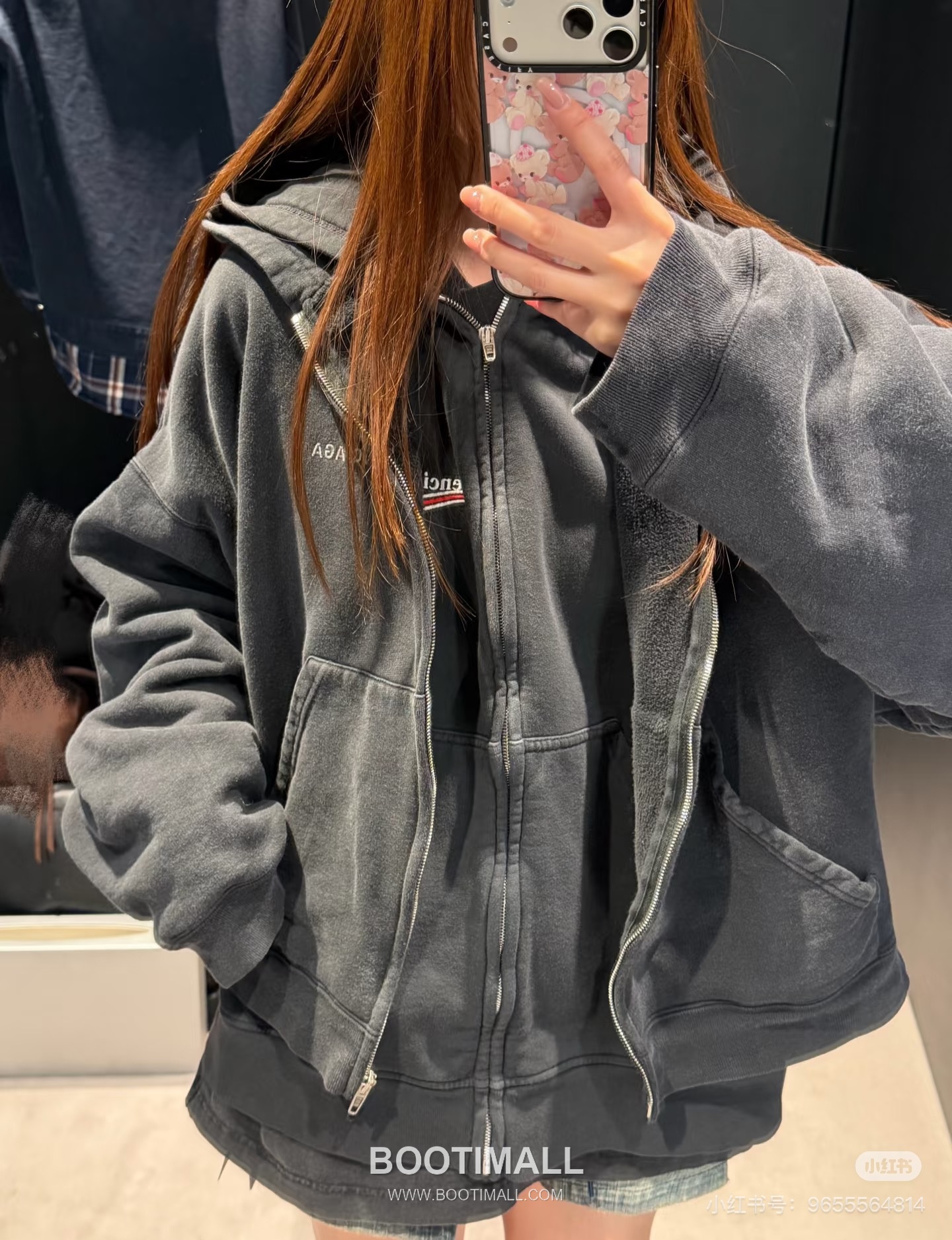 Balenciaga Layered Distressed Double Hoodie 발렌시아가 레이어드 디스트로이드 더블 후디 5