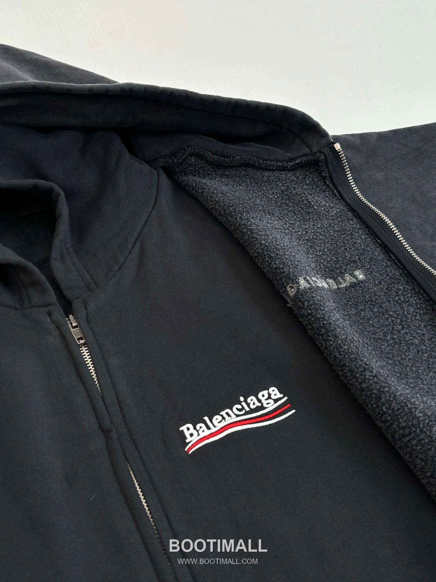 Balenciaga Layered Distressed Double Hoodie 발렌시아가 레이어드 디스트로이드 더블 후디 11