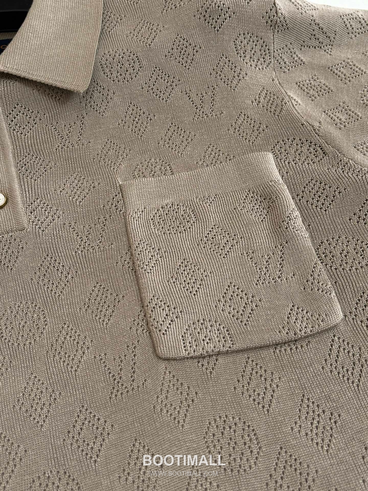 Louis Vuitton Monogram Openwork Knit Polo Shirt 루이비통 모노그램 메쉬 오픈워크 니트 폴로 셔츠 10