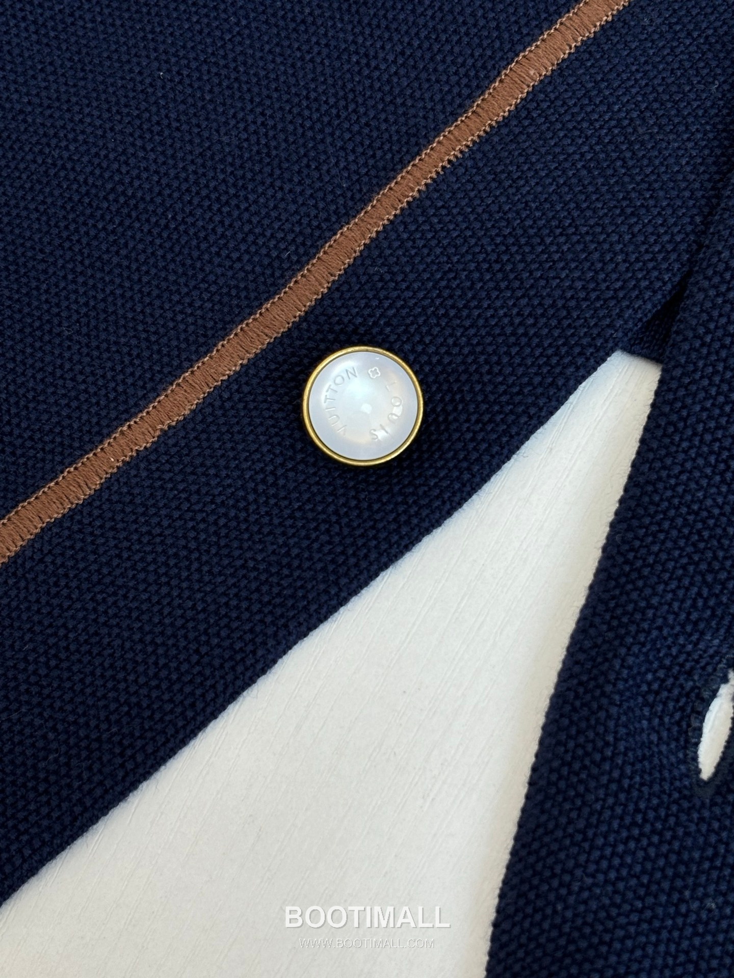 Louis Vuitton x Nigo Embroidered Logo Knit Baseball Shirt 루이비통 니고 협업 자수 로고 니트 베이스볼 반팔 셔츠 18