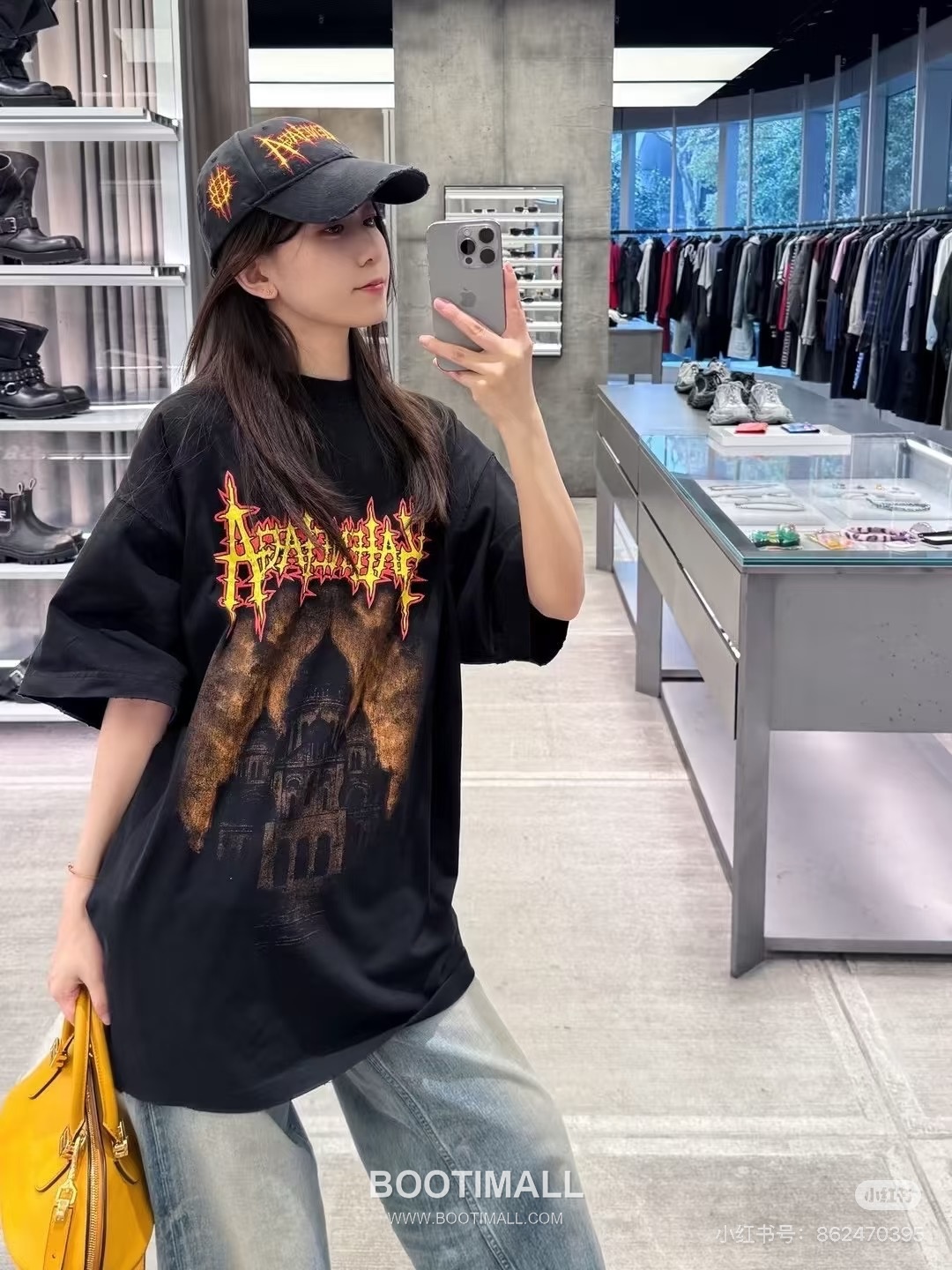 Balenciaga Sacred Heart Flame Print Oversized T-Shirt 발렌시아가 성심 화염 프린트 오버사이즈 반팔 티셔츠 3