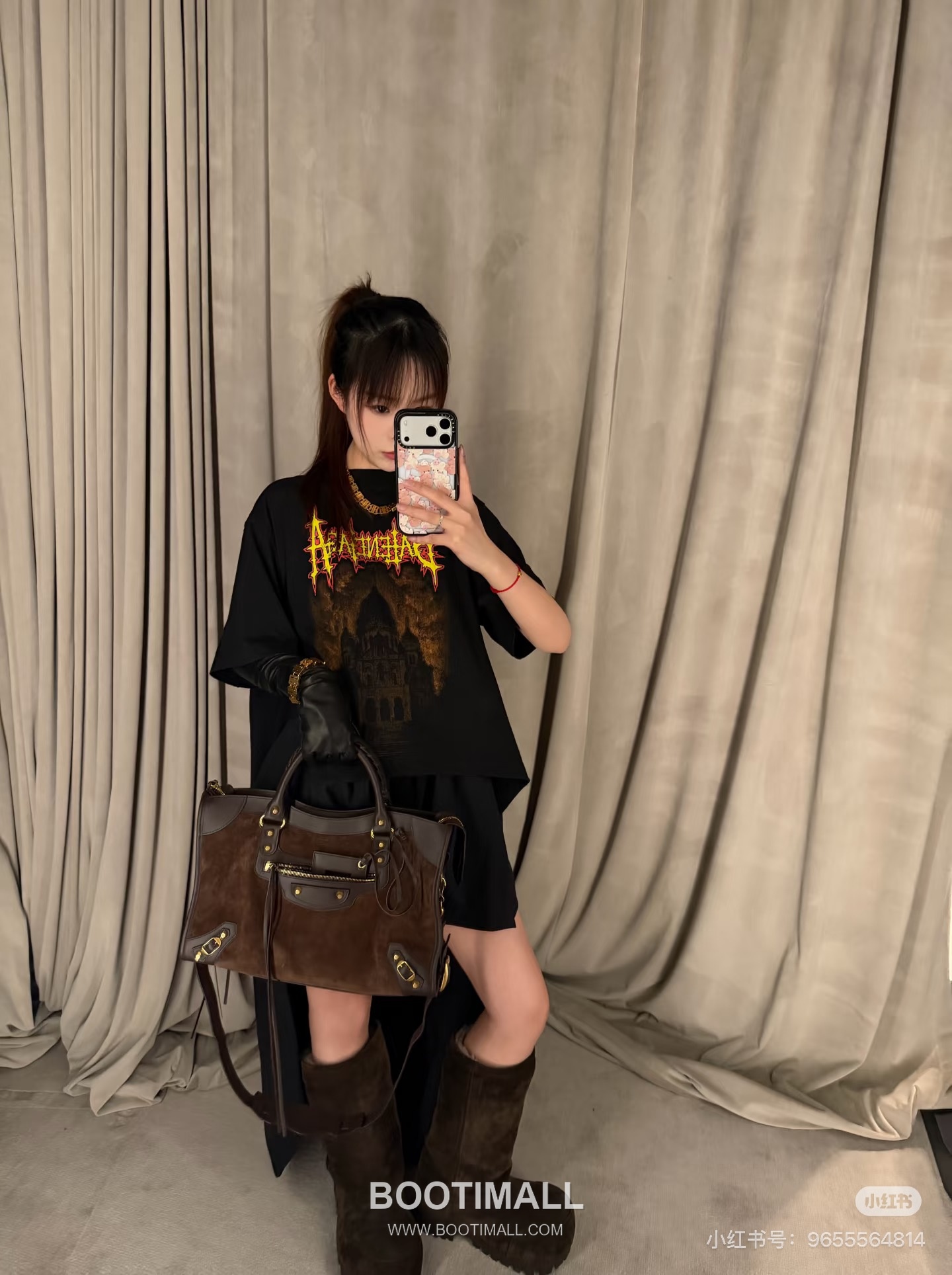 Balenciaga Sacred Heart Flame Print Oversized T-Shirt 발렌시아가 성심 화염 프린트 오버사이즈 반팔 티셔츠 5