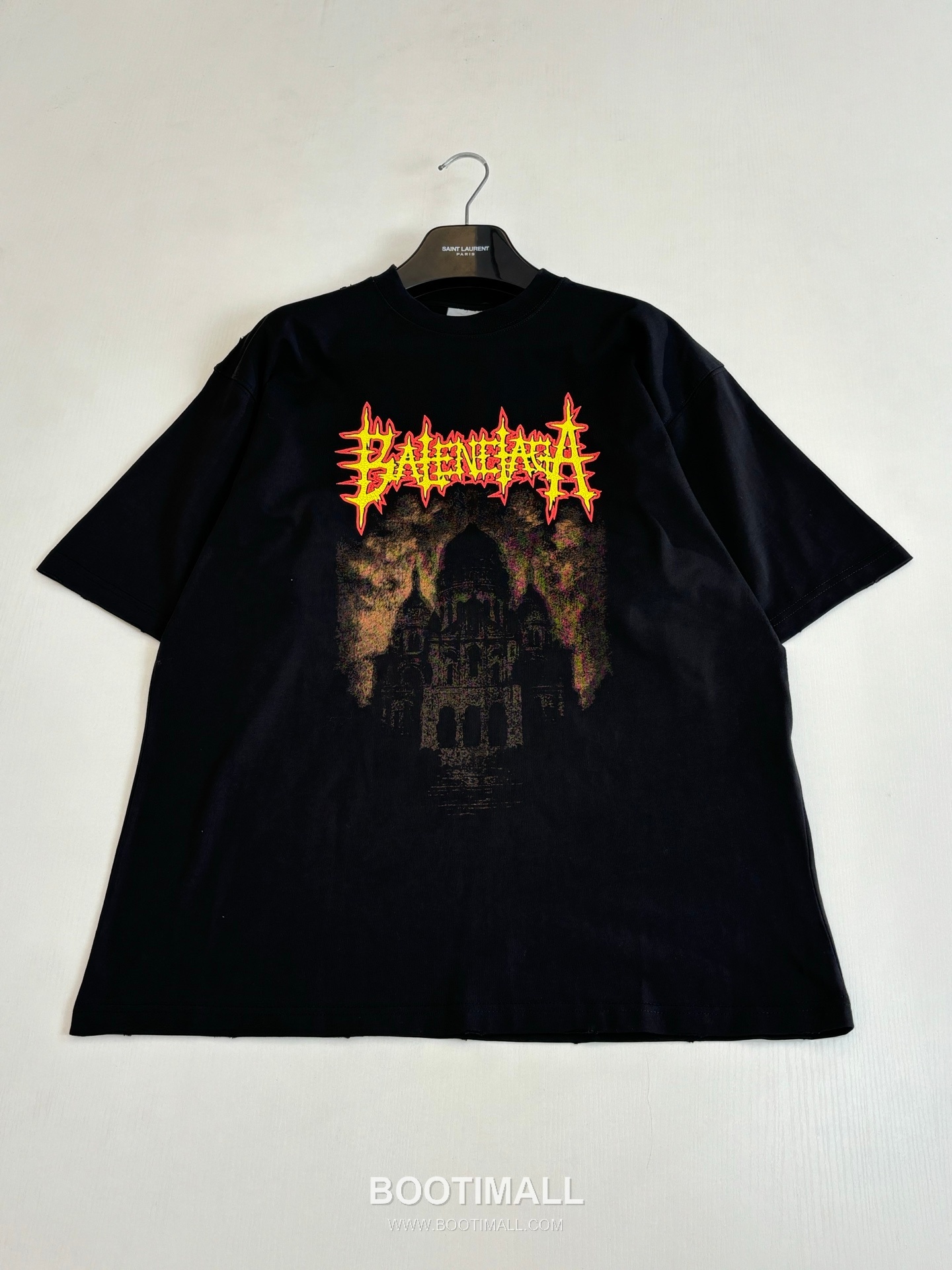 Balenciaga Sacred Heart Flame Print Oversized T-Shirt 발렌시아가 성심 화염 프린트 오버사이즈 반팔 티셔츠 10