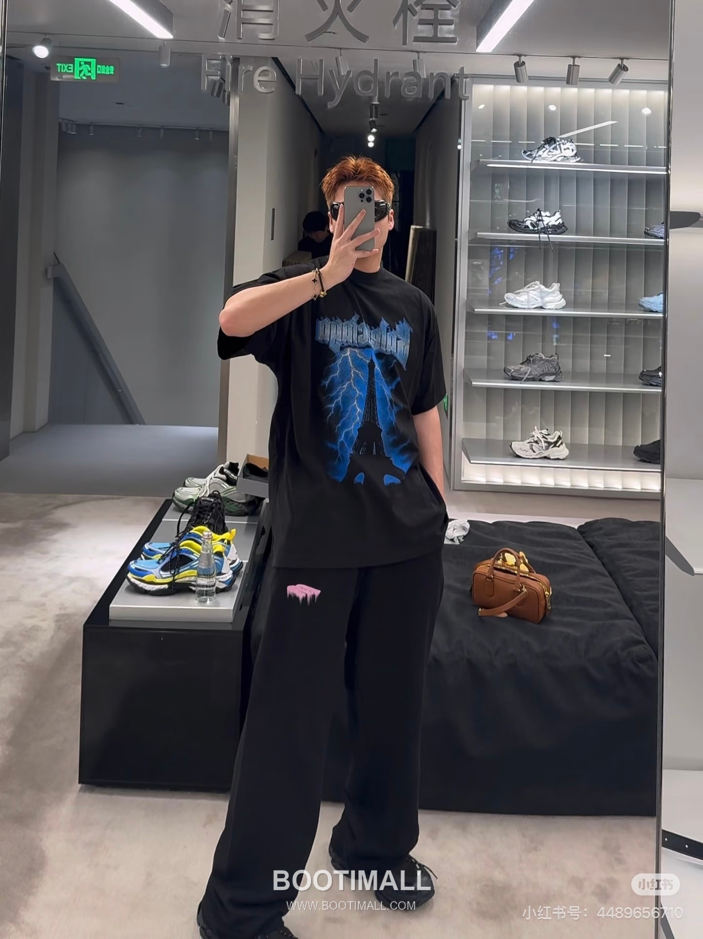 Balenciaga Sacred Heart Flame Print Oversized T-Shirt 발렌시아가 성심 화염 프린트 오버사이즈 반팔 티셔츠 4