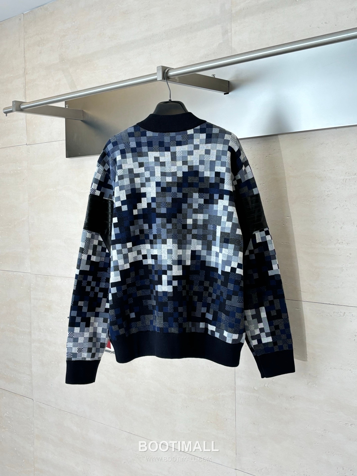 Louis Vuitton Pixel Damier Jacquard Knit Zip Jacket 루이비통 픽셀 다미에 자카드 니트 집업 재킷 5
