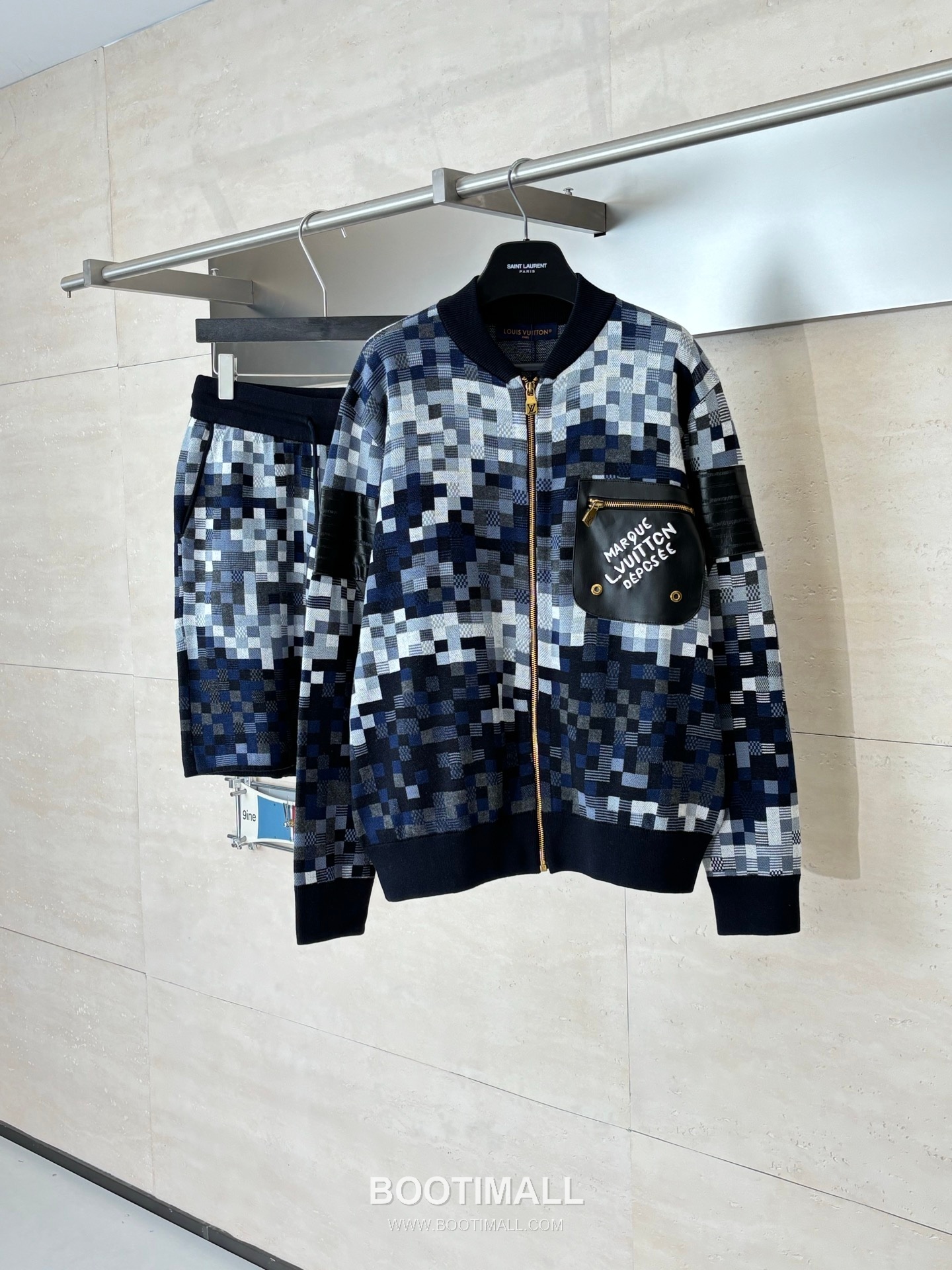 Louis Vuitton Pixel Damier Jacquard Knit Zip Jacket 루이비통 픽셀 다미에 자카드 니트 집업 재킷 7