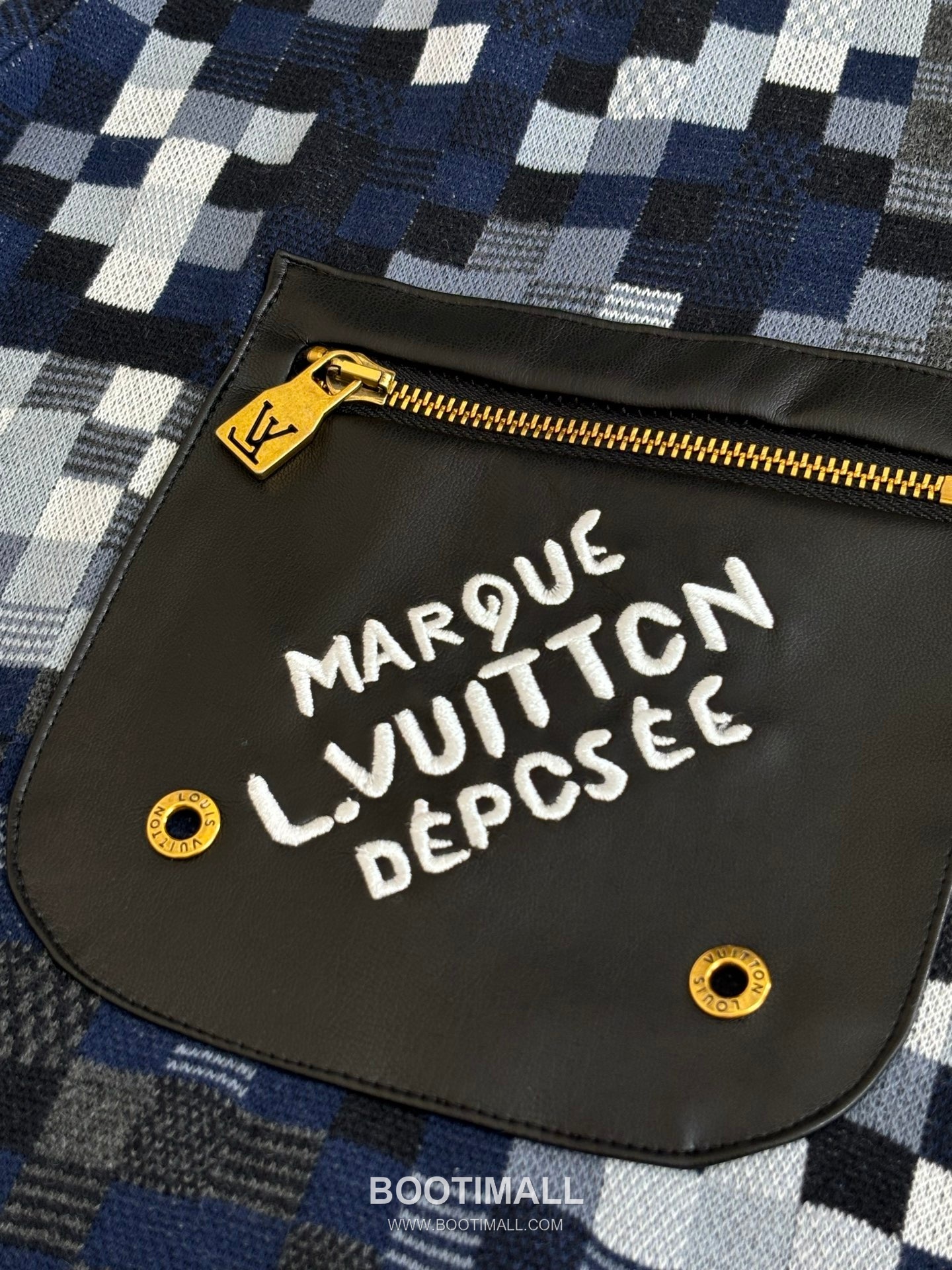 Louis Vuitton Pixel Damier Jacquard Knit Leather Embroidery Drawstring Shorts 루이비통 픽셀 다미에 자카드 니트 가죽 자수 드로스트링 쇼츠 9