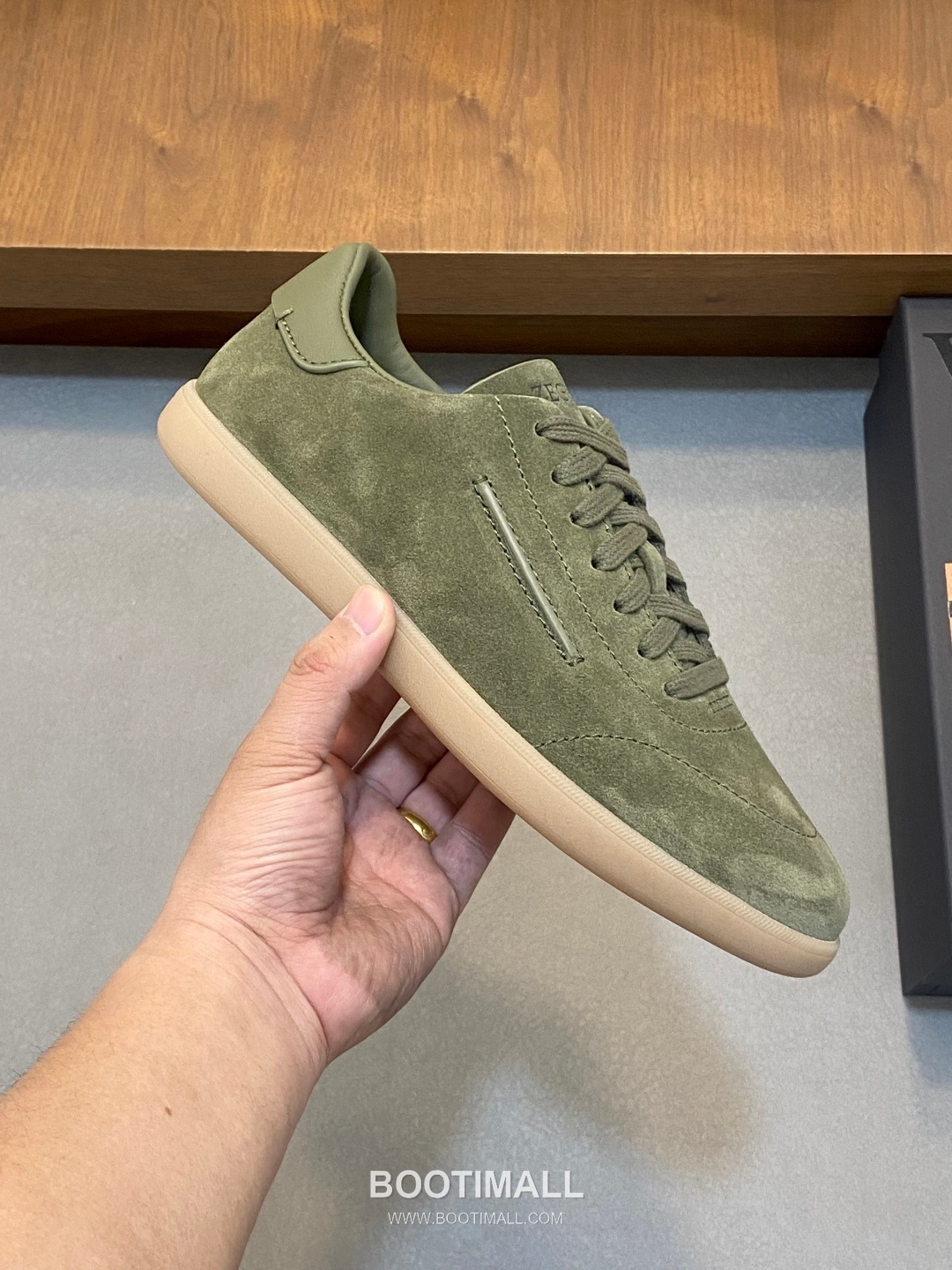 ## 신발 제품 스펙 분석

Ermenegildo Zegna Triple Stitch Monte Leather Sneakers 에르메네질도 제냐 트리플 스티치 몬테 레더 스니커즈 LHBLL-S7009Z-NEE 4