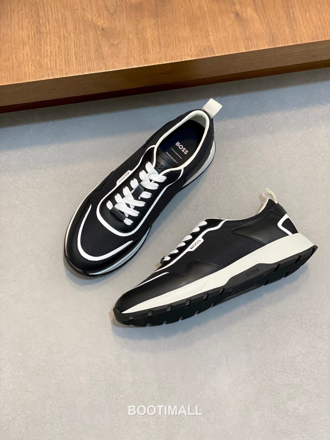 ## 신발 제품 스펙 분석
BOSS Suede Mesh Low Top Sneakers 보스 스웨이드 메쉬 로우탑 스니커즈 5