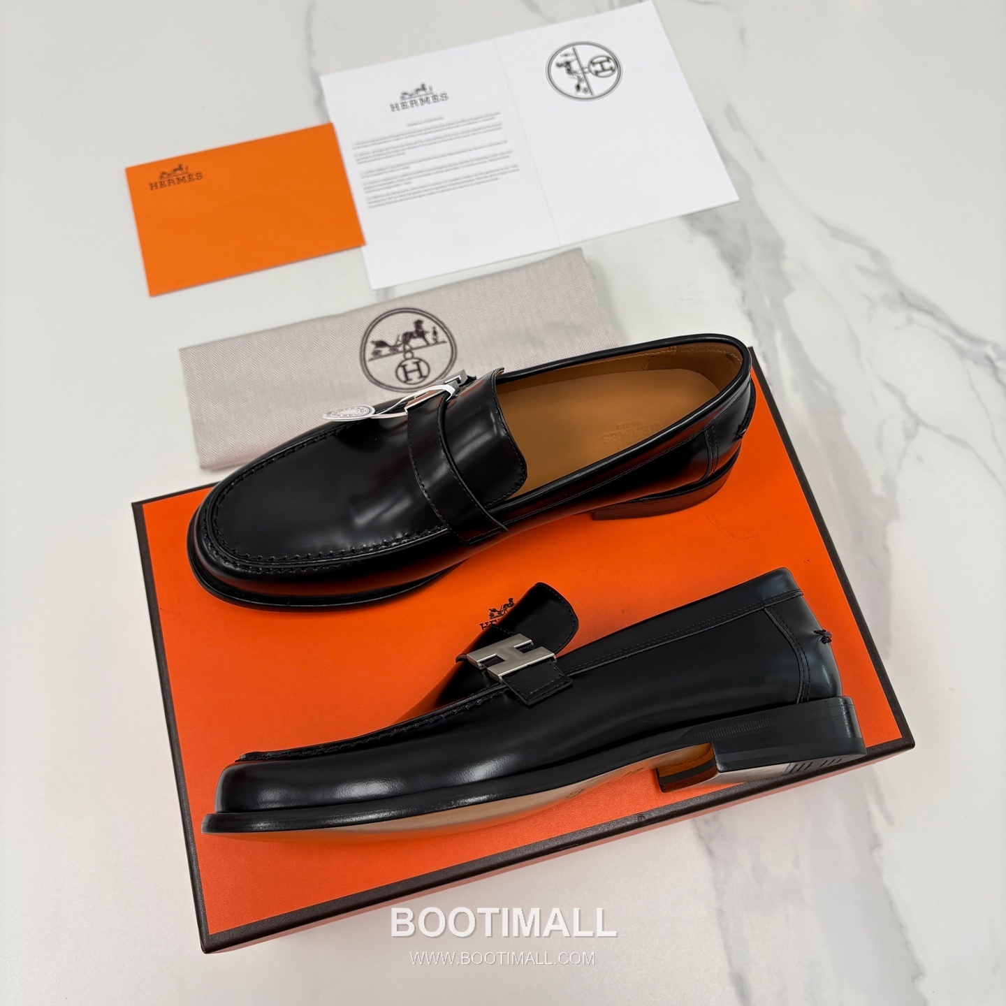 ## 신발 제품 스펙 분석

Hermès Milton Leather Loafers 에르메스 밀턴 레더 로퍼 2