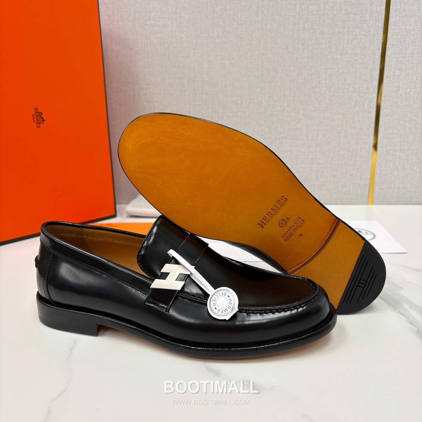 ## 신발 제품 스펙 분석

Hermès Milton Leather Loafers 에르메스 밀턴 레더 로퍼 5