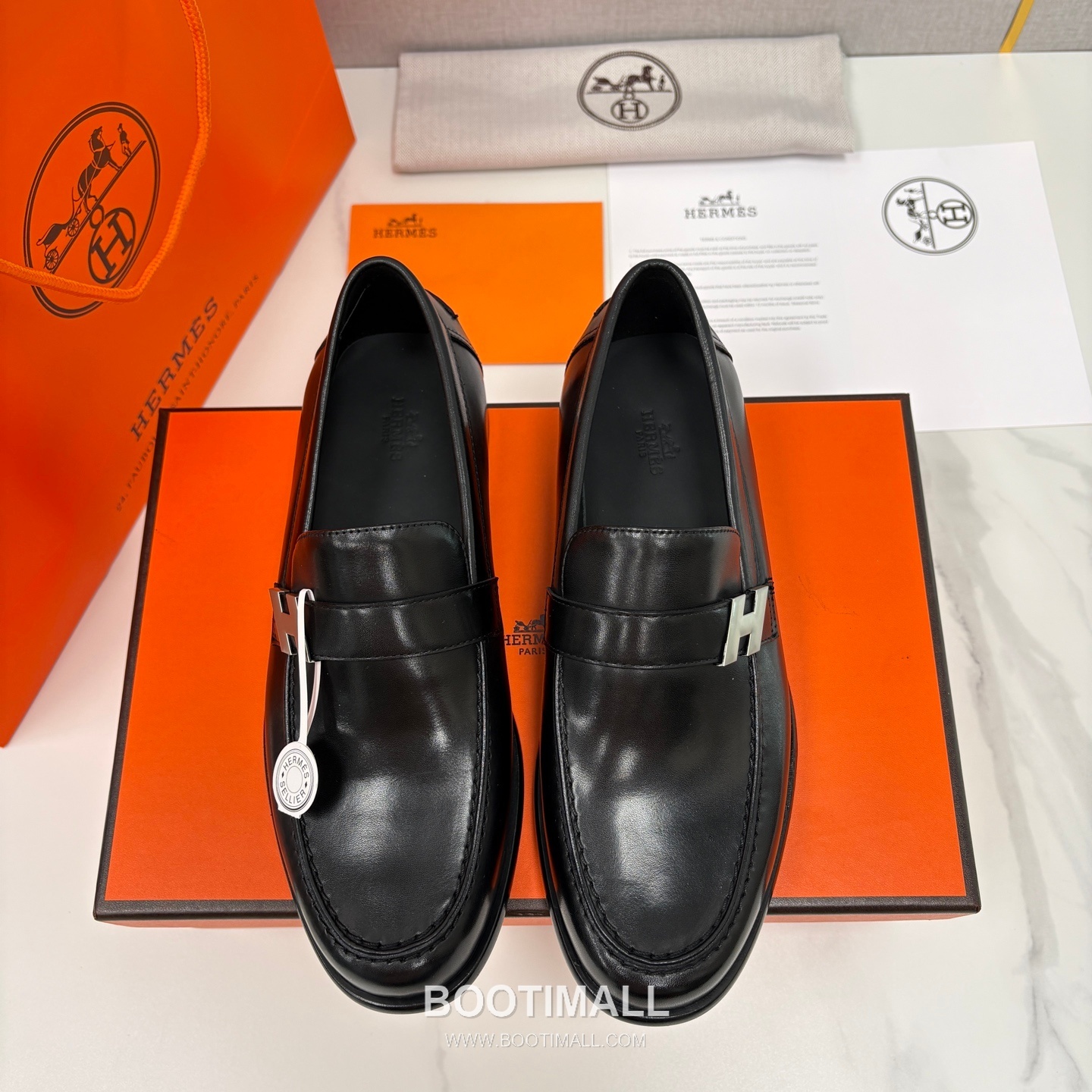 ## 신발 제품 스펙 분석

Hermès Milton Leather Loafers 에르메스 밀턴 레더 로퍼 1