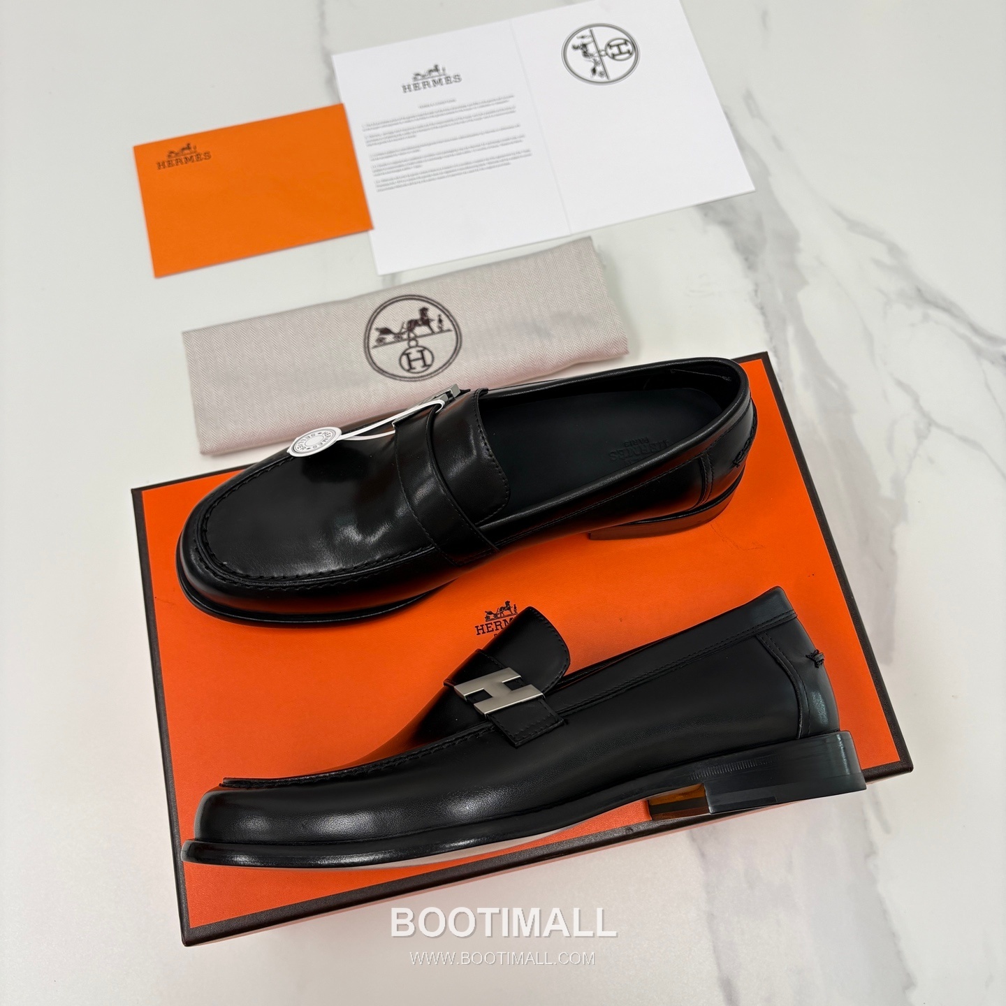 ## 신발 제품 스펙 분석

Hermès Milton Leather Loafers 에르메스 밀턴 레더 로퍼 2