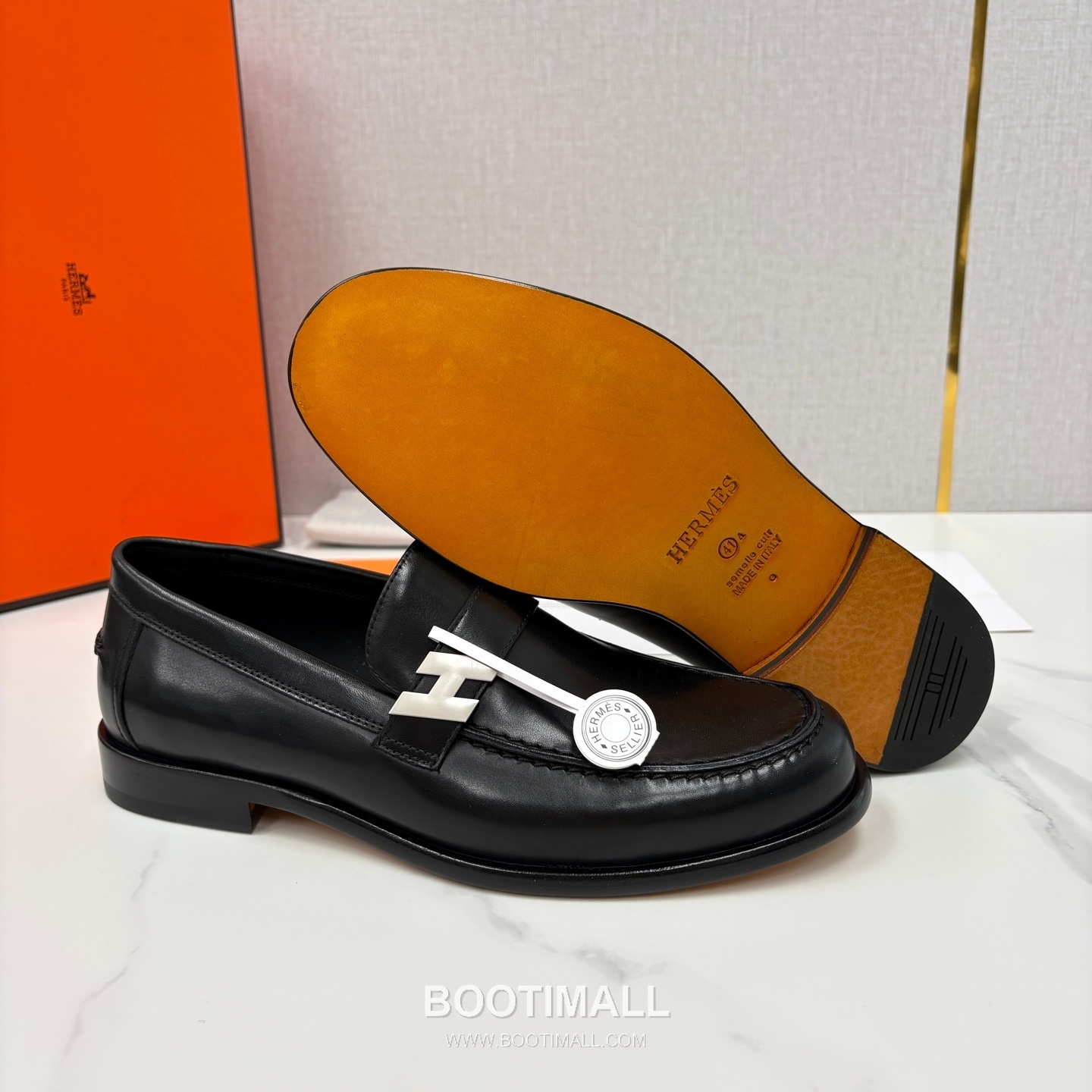 ## 신발 제품 스펙 분석

Hermès Milton Leather Loafers 에르메스 밀턴 레더 로퍼 5