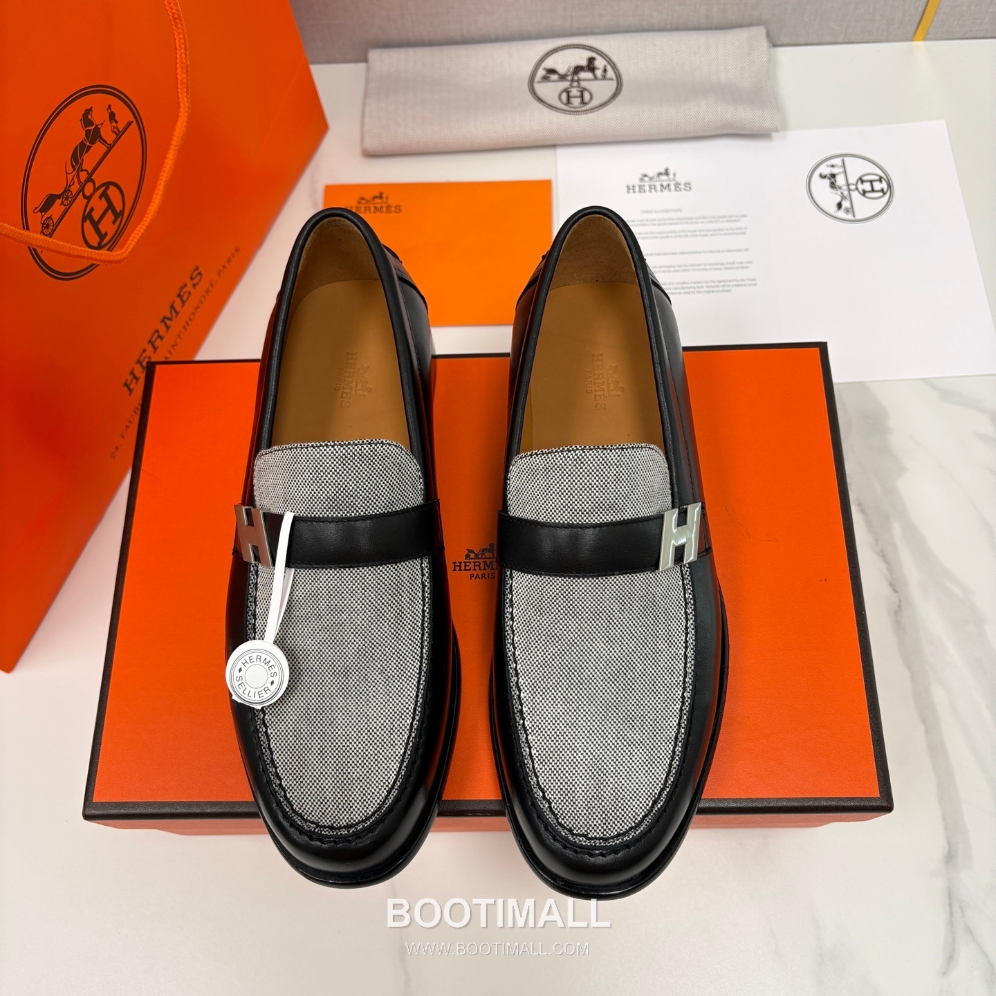 ## 신발 제품 스펙 분석

Hermès Milton Leather Loafers 에르메스 밀턴 레더 로퍼 1
