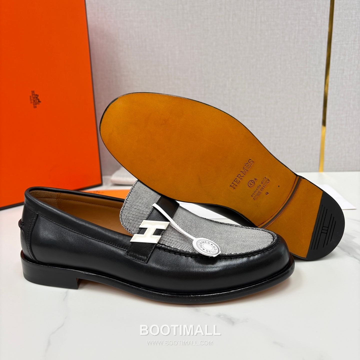 ## 신발 제품 스펙 분석

Hermès Milton Leather Loafers 에르메스 밀턴 레더 로퍼 5