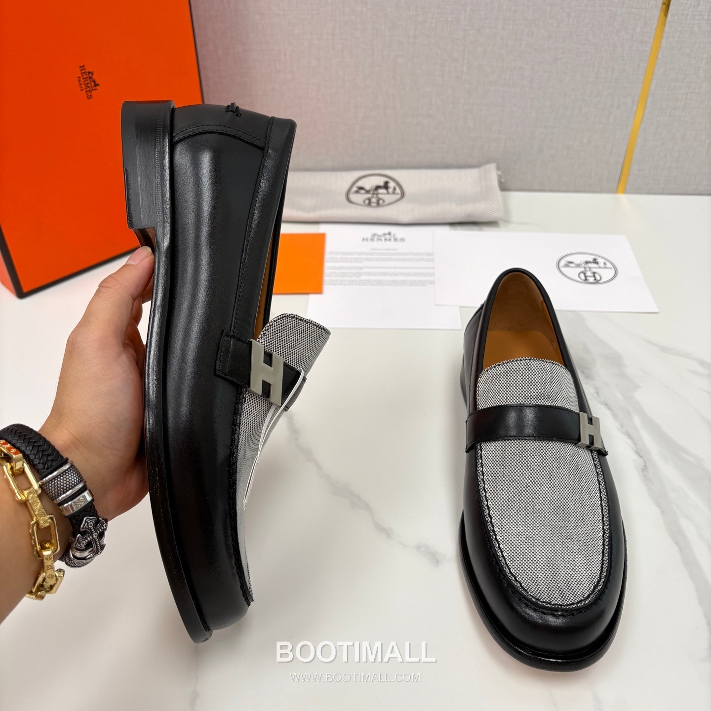 ## 신발 제품 스펙 분석

Hermès Milton Leather Loafers 에르메스 밀턴 레더 로퍼 6
