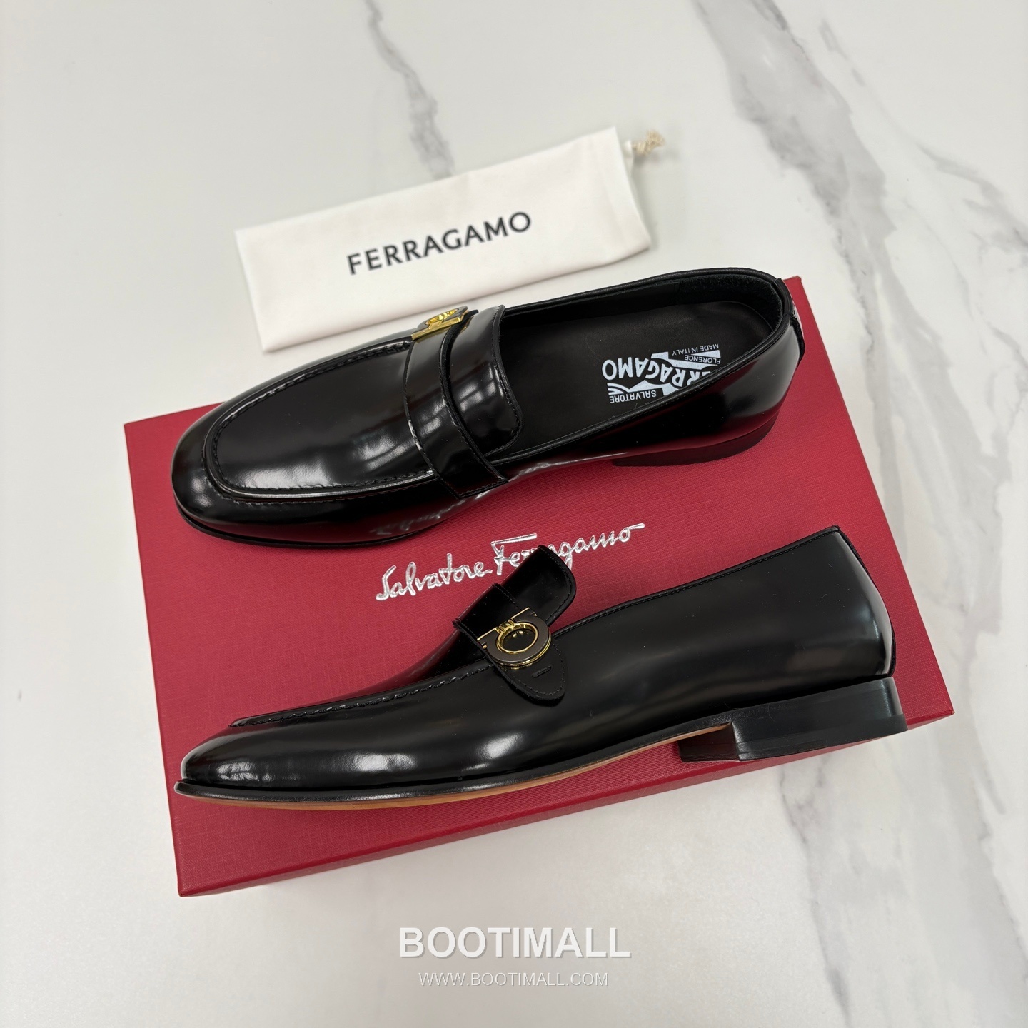 ## 신발 제품 스펙 분석

Salvatore Ferragamo Gancini Leather Loafers 살바토레 페라가모 간치니 레더 로퍼 3