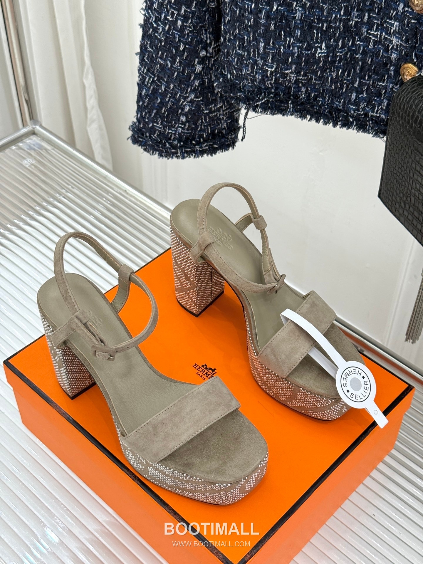 Hermès Crystal Platform High Heel Sandals 에르메스 크리스탈 플랫폼 하이힐 샌들 26WF 시즌 3