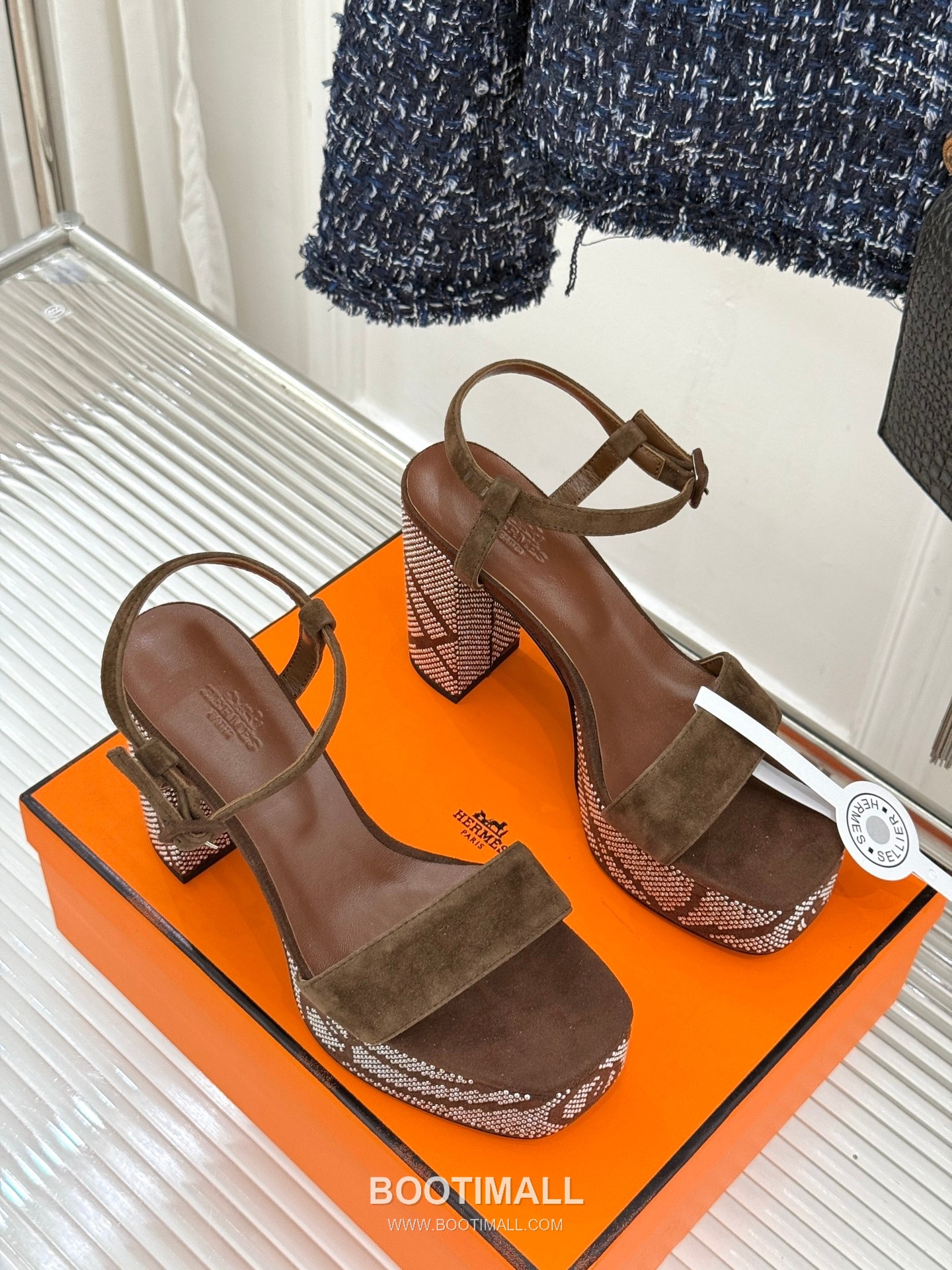 Hermès Crystal Platform High Heel Sandals 에르메스 크리스탈 플랫폼 하이힐 샌들 26WF 시즌 3