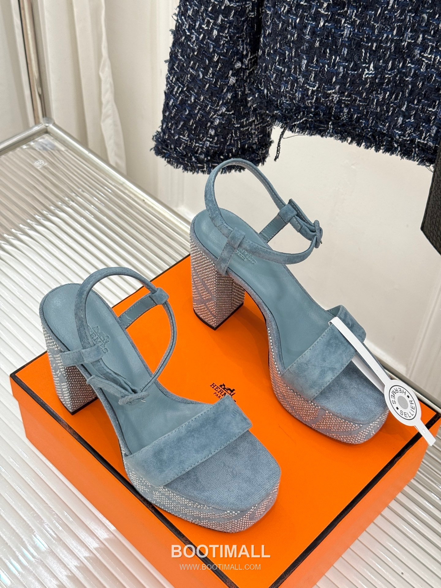 Hermès Crystal Platform High Heel Sandals 에르메스 크리스탈 플랫폼 하이힐 샌들 26WF 시즌 3