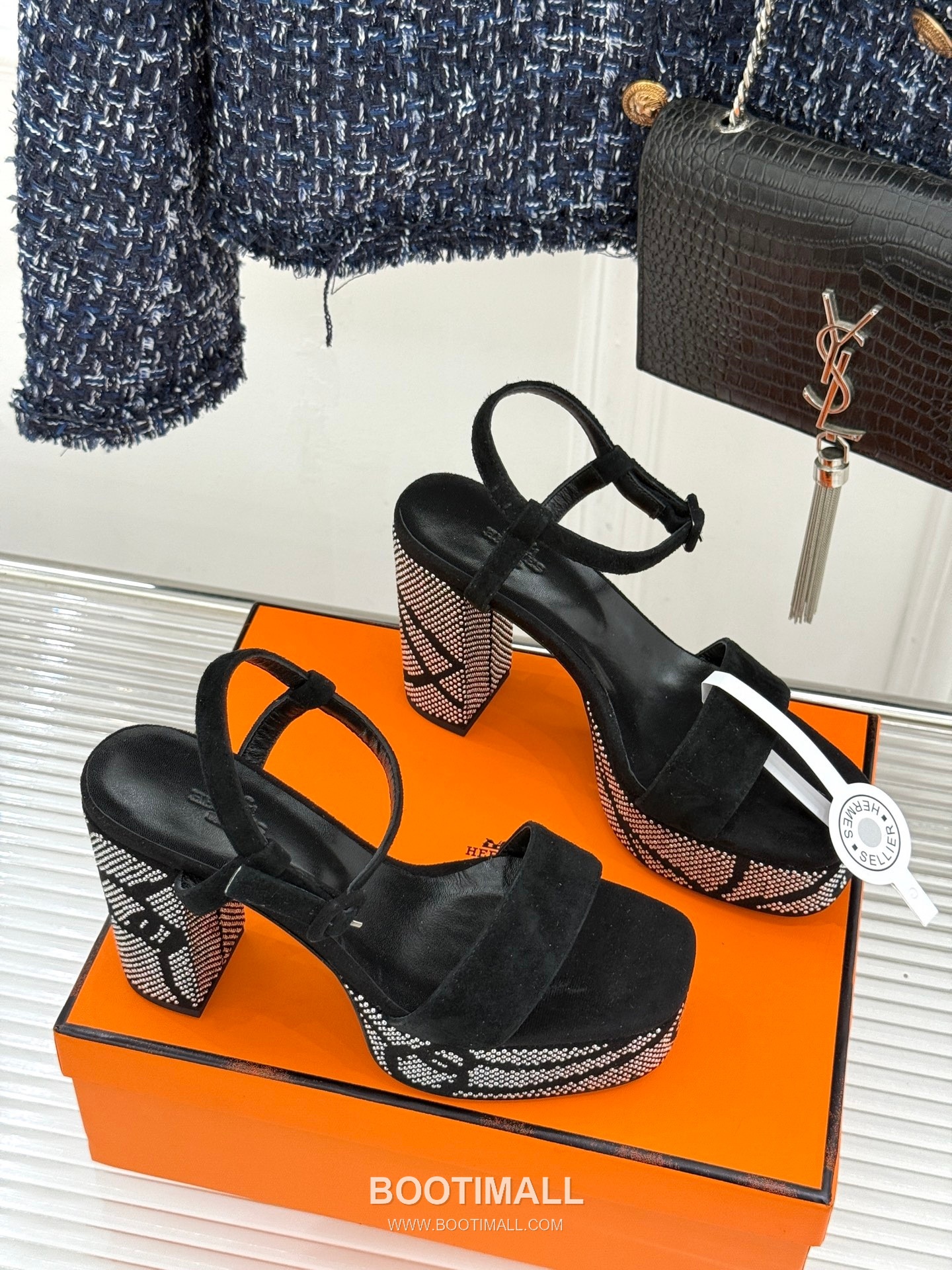 Hermès Crystal Platform High Heel Sandals 에르메스 크리스탈 플랫폼 하이힐 샌들 26WF 시즌 3