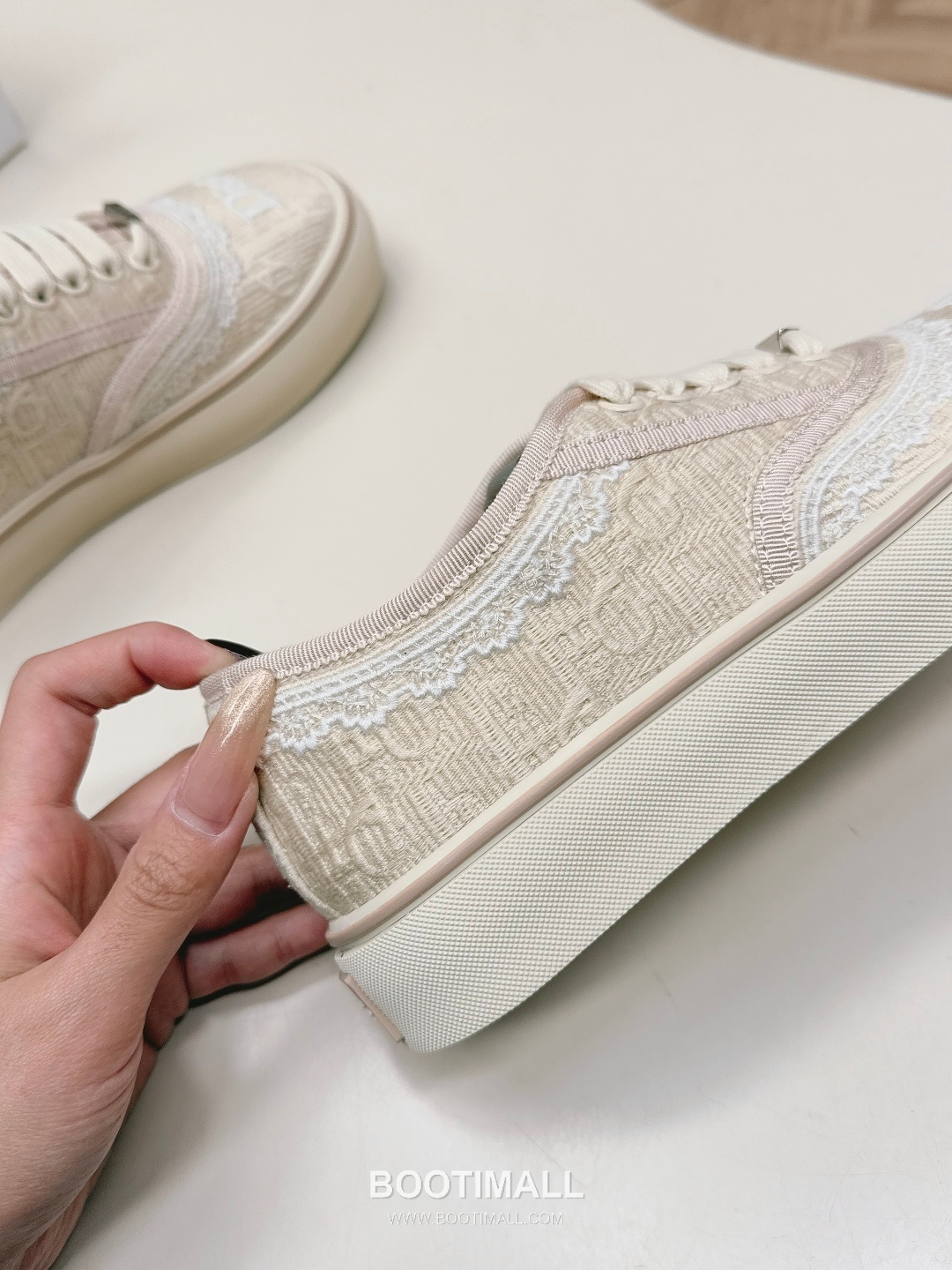 Dior Saltwind Oblique Canvas Lace Sneakers 디올 솔트윈드 오블리크 캔버스 레이스 스니커즈 5