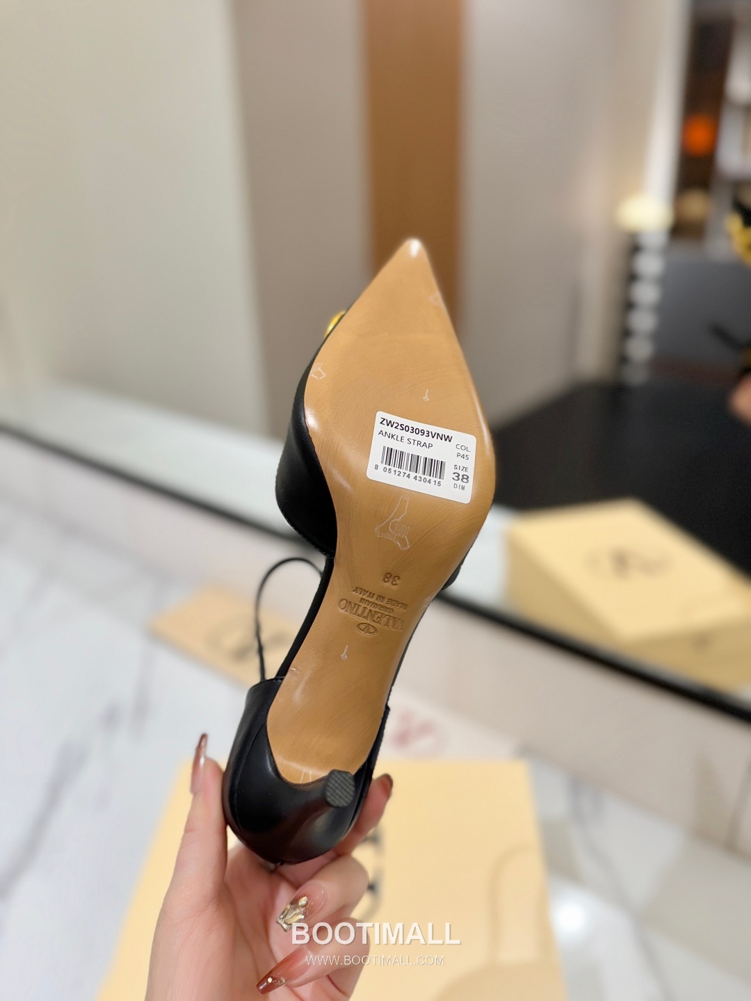 Valentino Garavani VLogo Patent Leather Slingback Pumps 발렌티노 가라바니 V로고 페이턴트 슬링백 펌프스 9