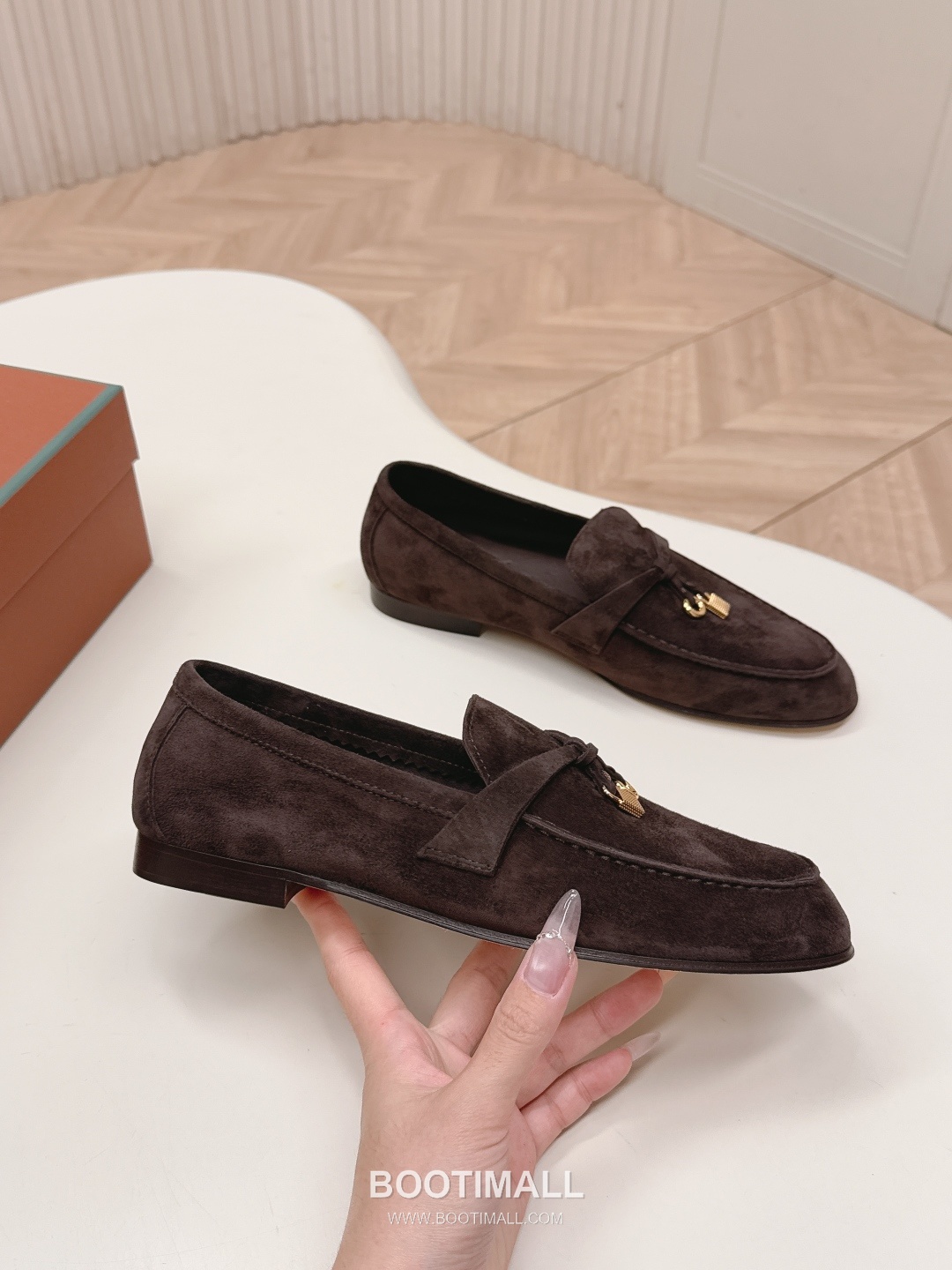 Loro Piana Suede Leather Loafers 로로피아나 스웨이드 레더 로퍼 5
