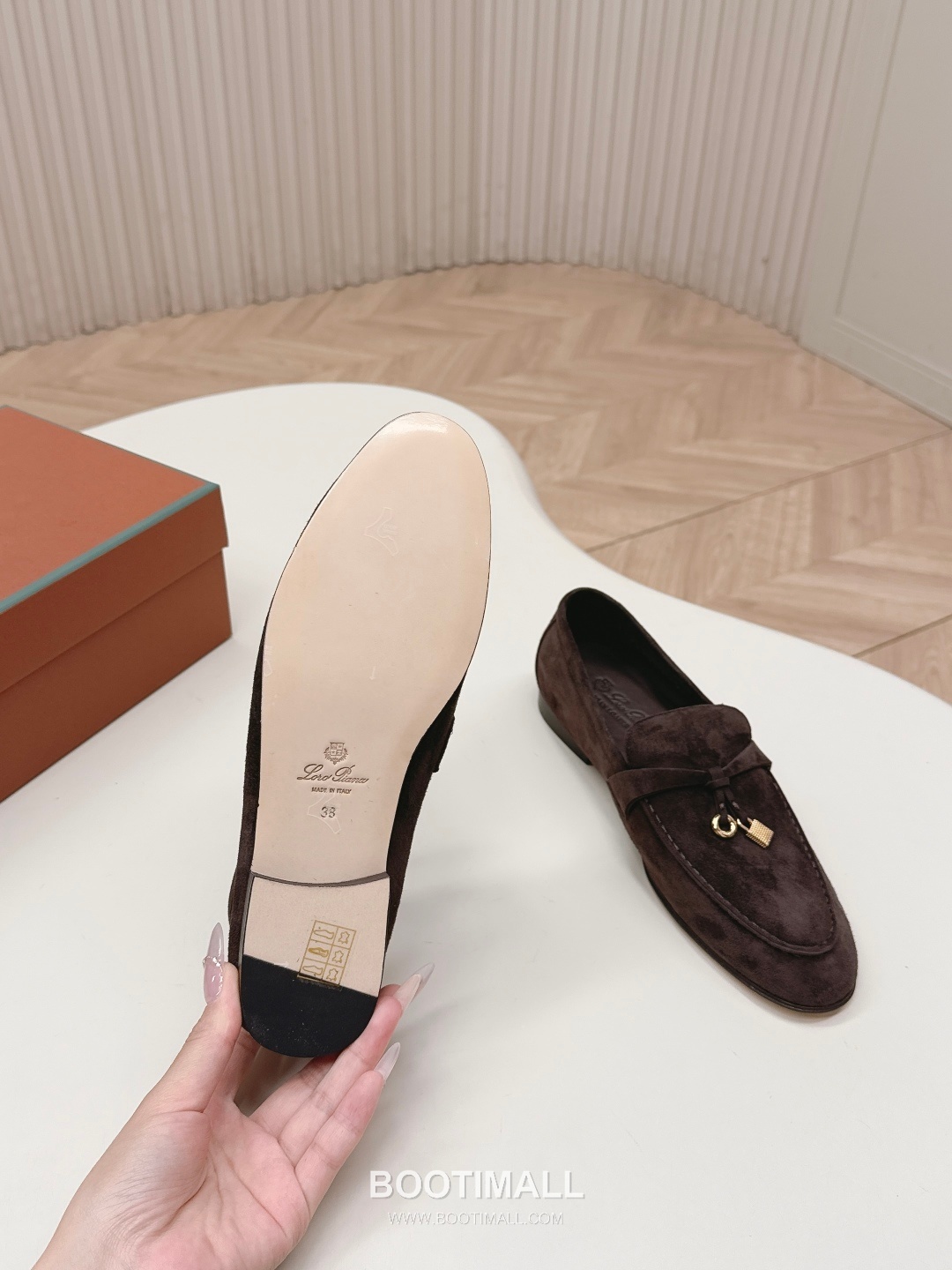 Loro Piana Suede Leather Loafers 로로피아나 스웨이드 레더 로퍼 9
