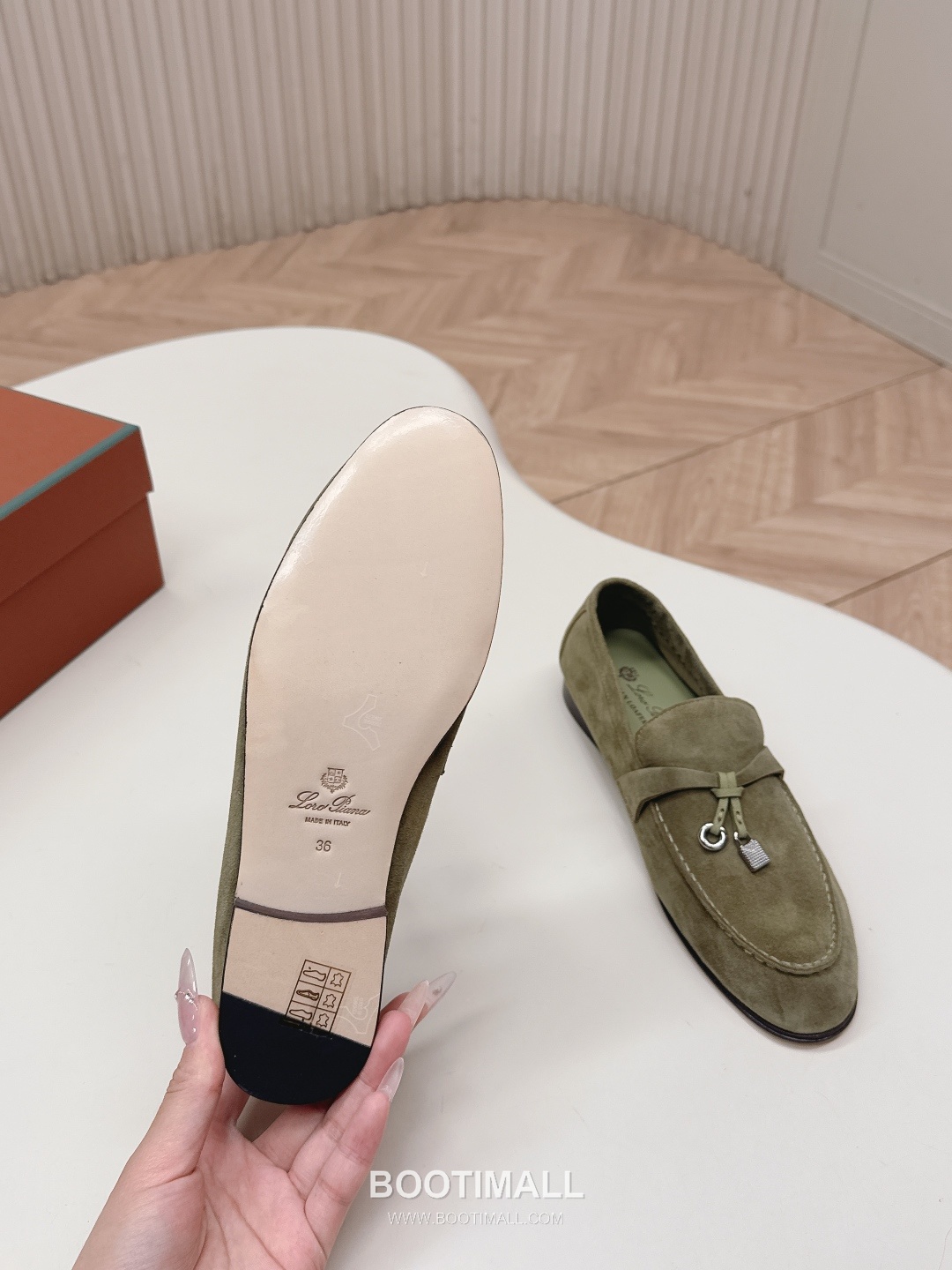 Loro Piana Suede Leather Loafers 로로피아나 스웨이드 레더 로퍼 9