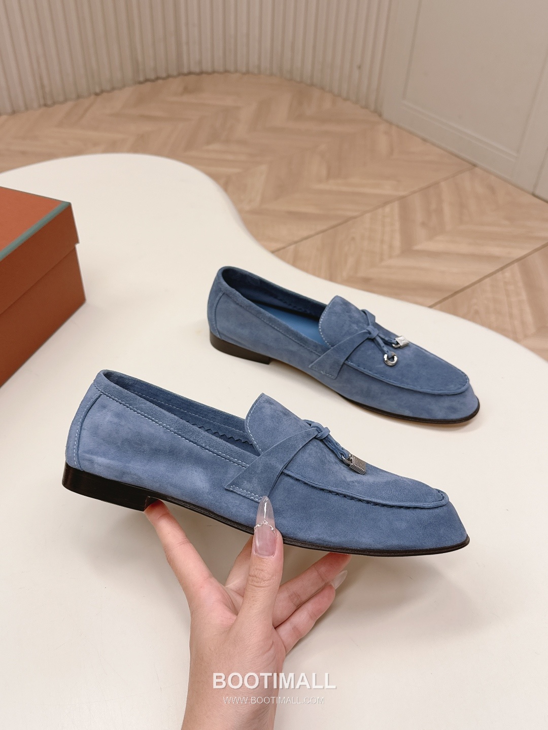 Loro Piana Suede Leather Loafers 로로피아나 스웨이드 레더 로퍼 4