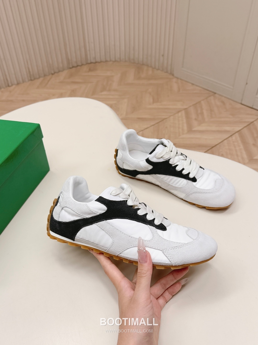 Bottega Veneta Orbit Flash Nylon Suede Sneakers 보테가 베네타 오르빗 플래시 나일론 스웨이드 스니커즈 2026 8