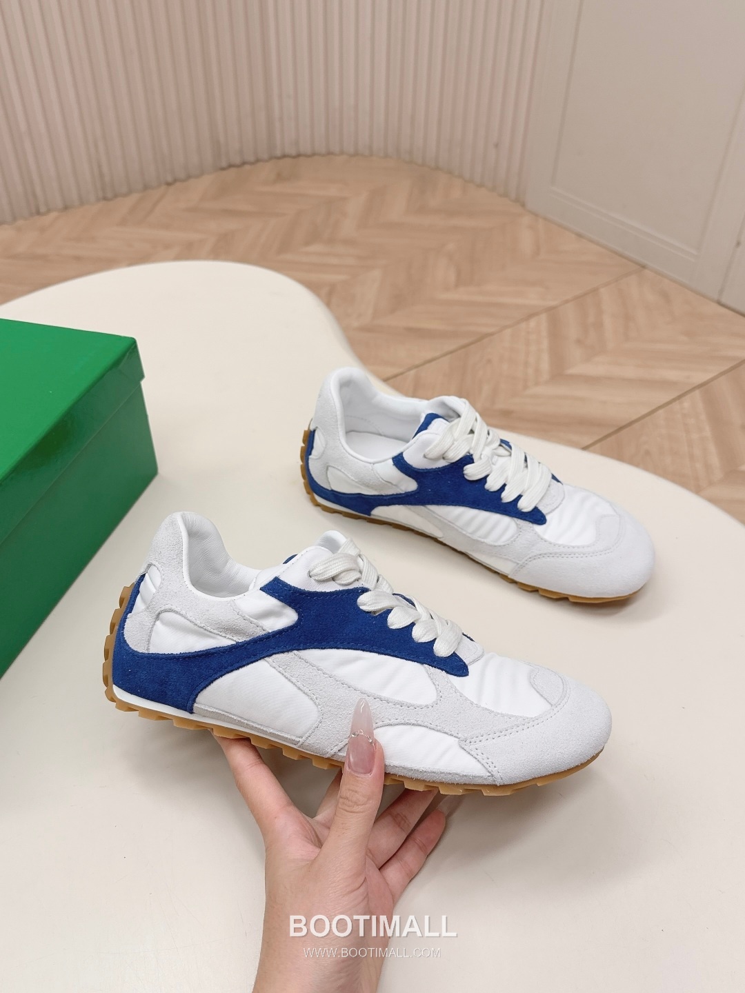 Bottega Veneta Orbit Flash Nylon Suede Sneakers 보테가 베네타 오르빗 플래시 나일론 스웨이드 스니커즈 2026 4