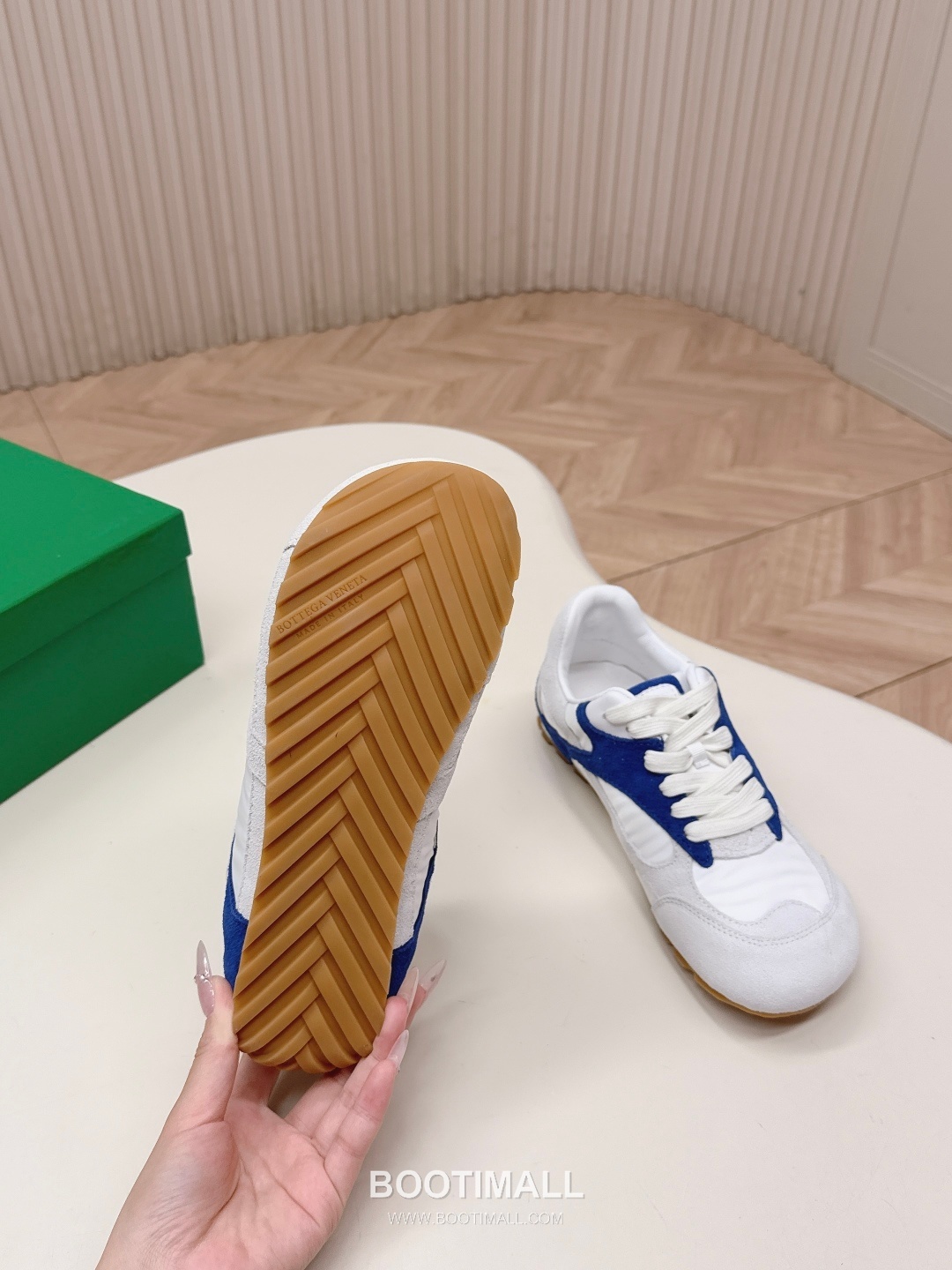 Bottega Veneta Orbit Flash Nylon Suede Sneakers 보테가 베네타 오르빗 플래시 나일론 스웨이드 스니커즈 2026 9